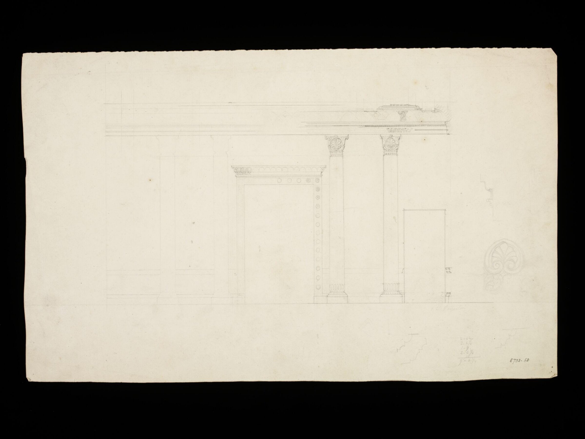 Drawing, Edward Blore, Early 19th Century