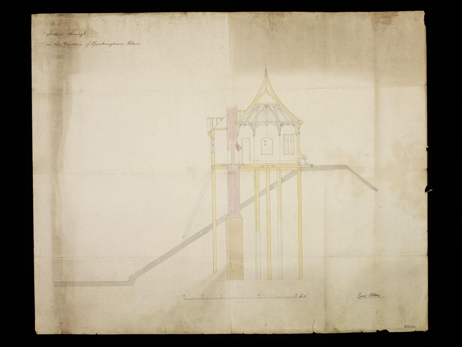 Drawing, Edward Blore, Early 19th Century