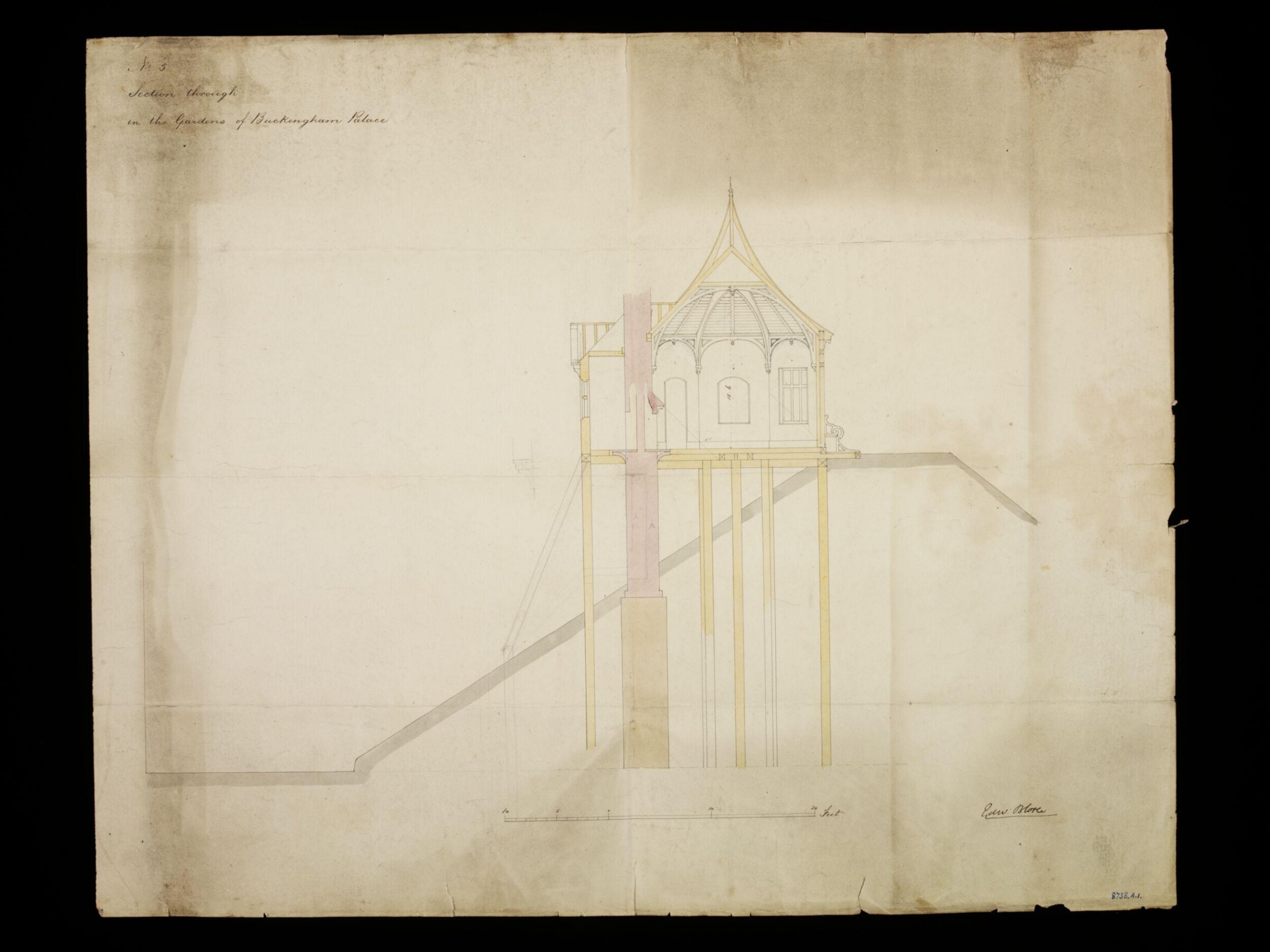 Drawing, Edward Blore, Early 19th Century