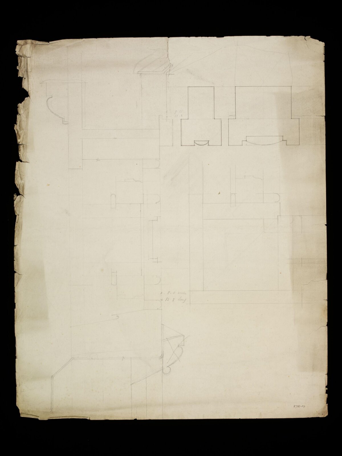 Drawing, Edward Blore, Early 19th Century