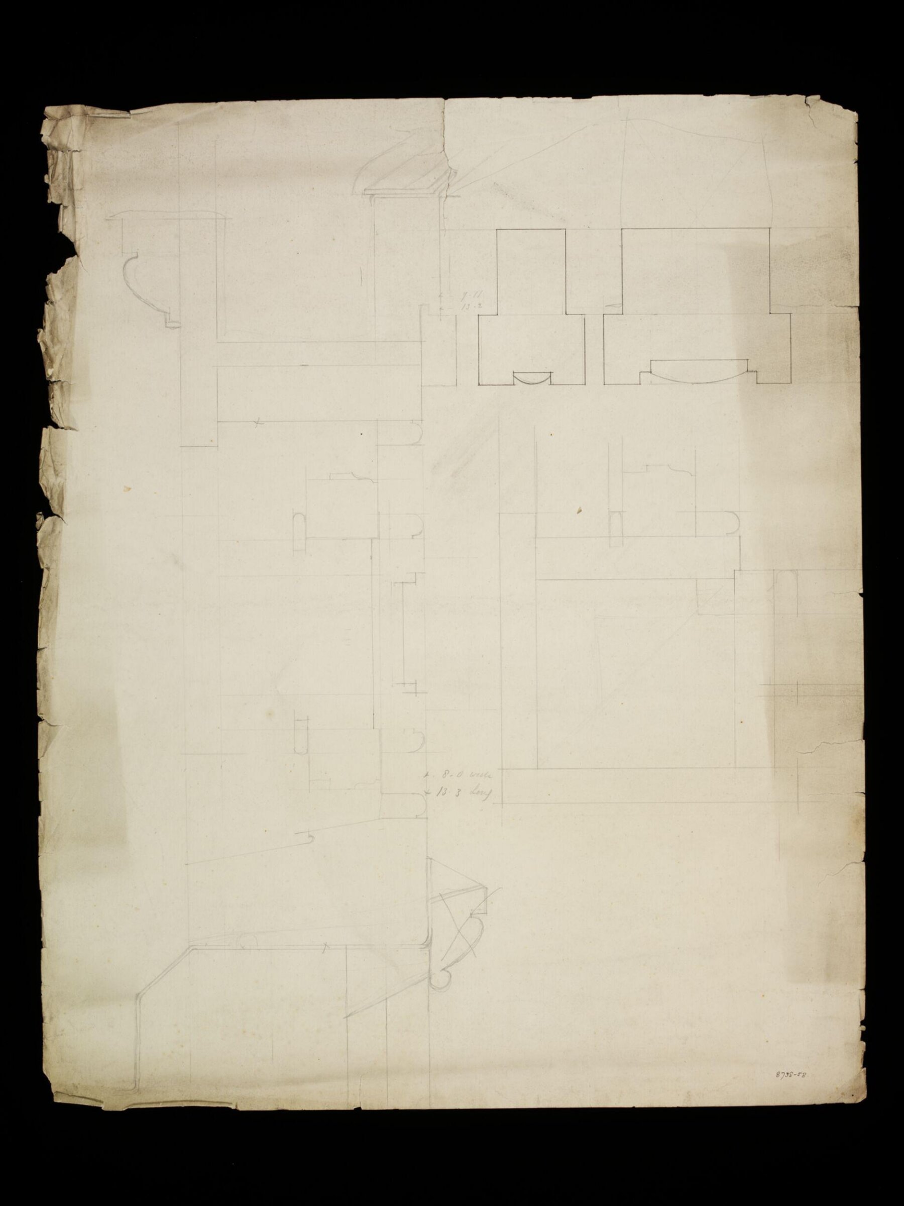 Drawing, Edward Blore, Early 19th Century