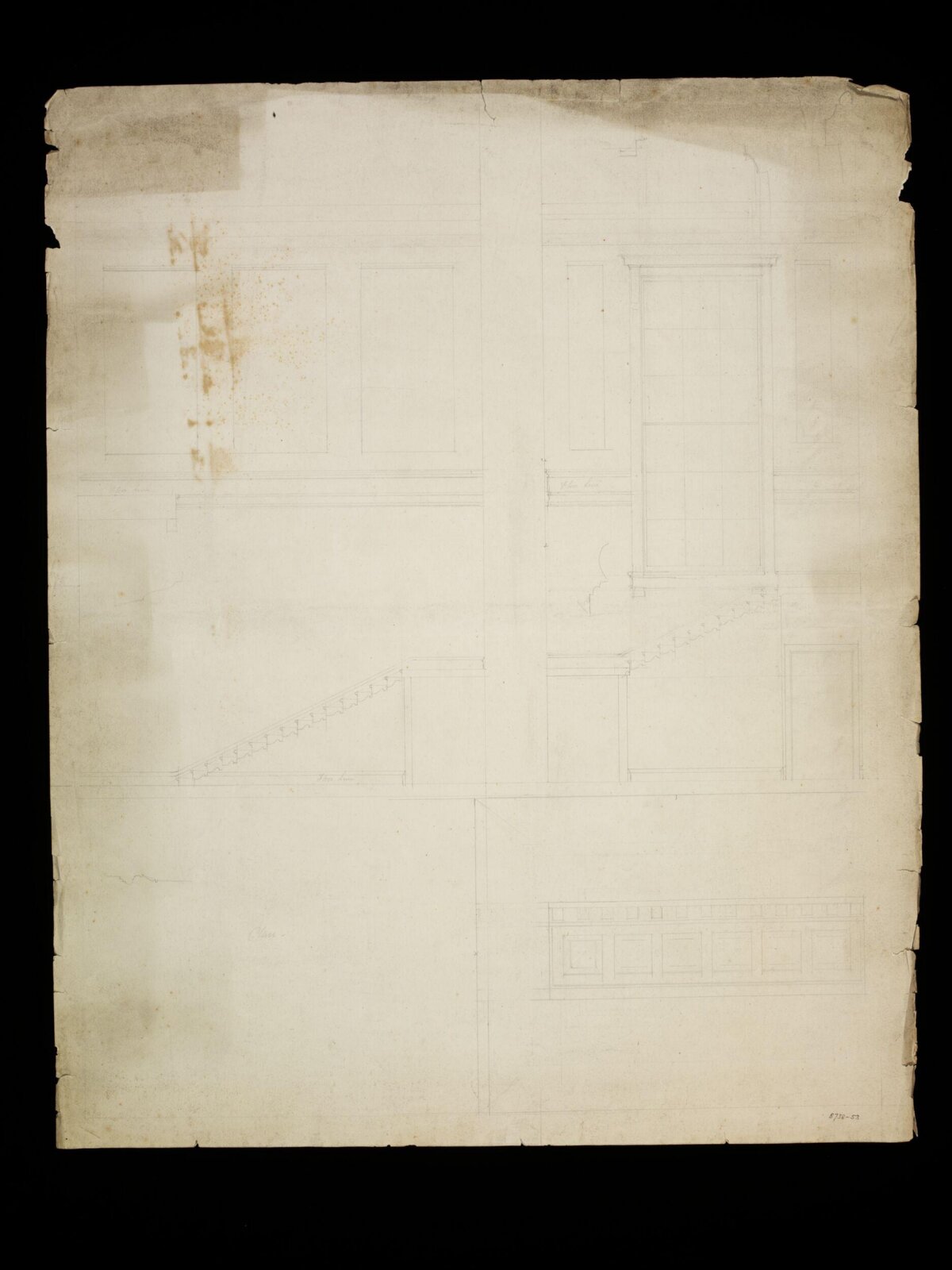Drawing, Edward Blore, Early 19th Century