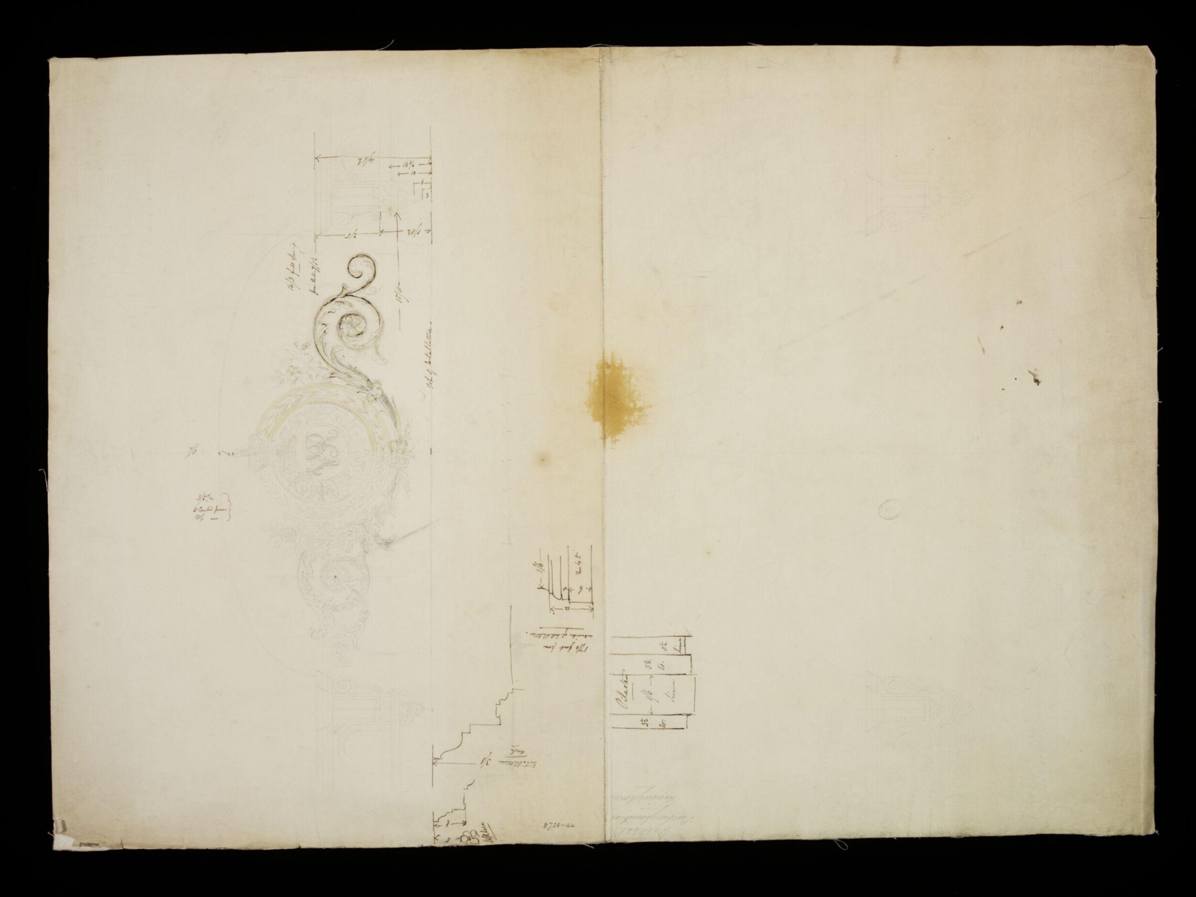 Drawing, Edward Blore, Early 19th Century