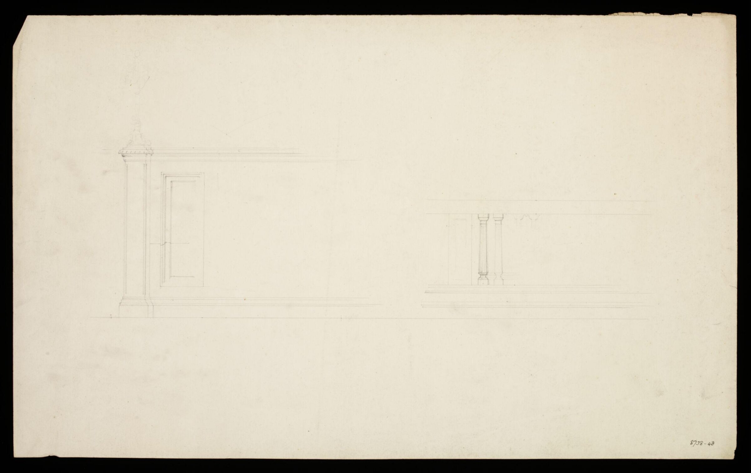 Drawing, Edward Blore, Early 19th Century