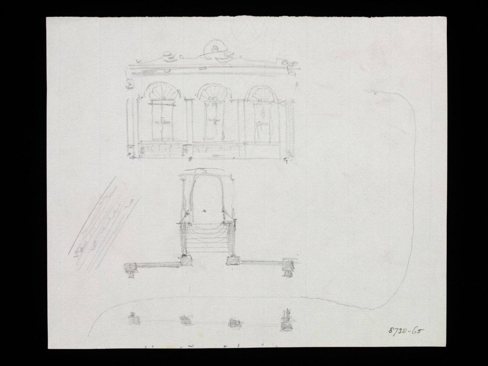 Drawing, Edward Blore, Early 19th Century