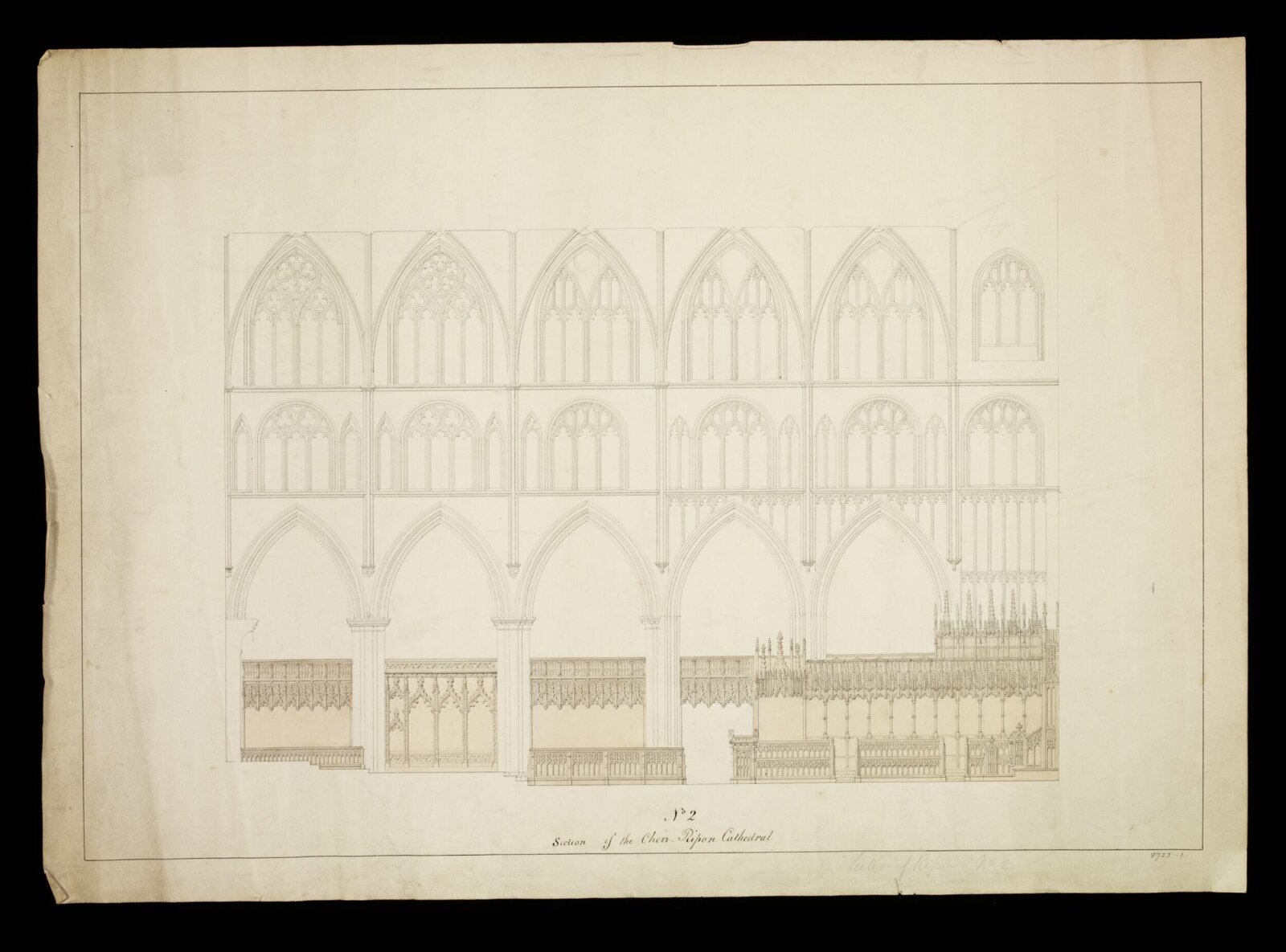 Drawing, Edward Blore, 1829-31
