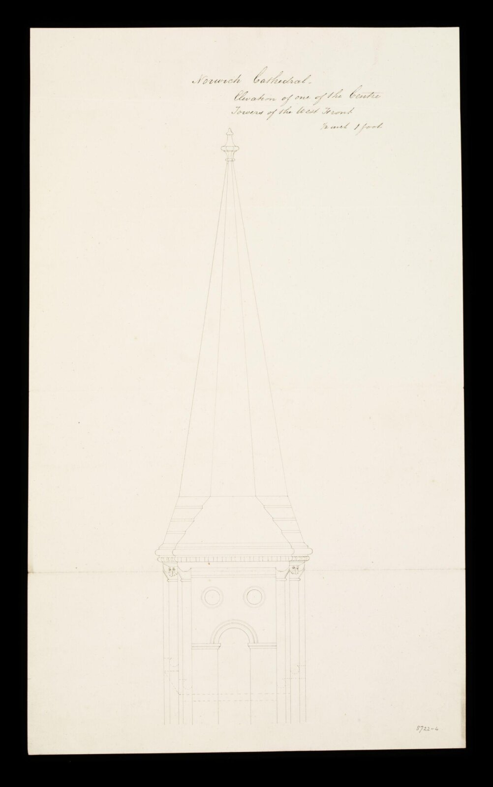 Drawing, Edward Blore, c. 1840