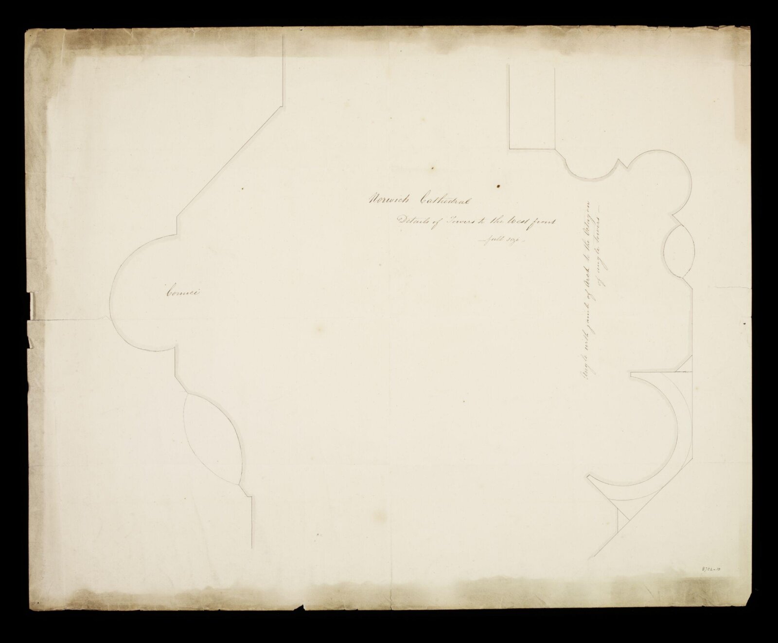 Drawing, Edward Blore, c. 1840