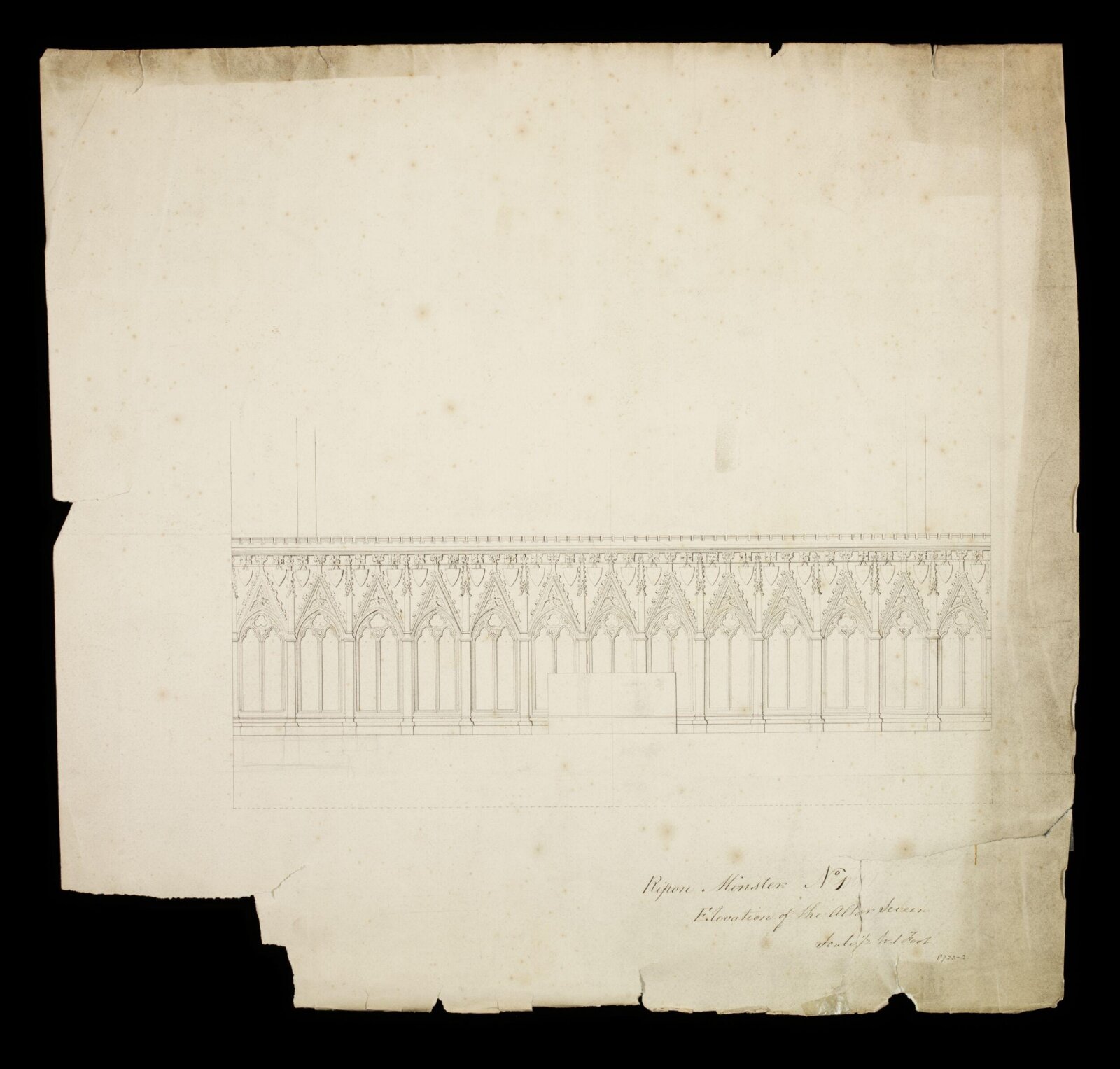 Drawing, Edward Blore, 1829-31