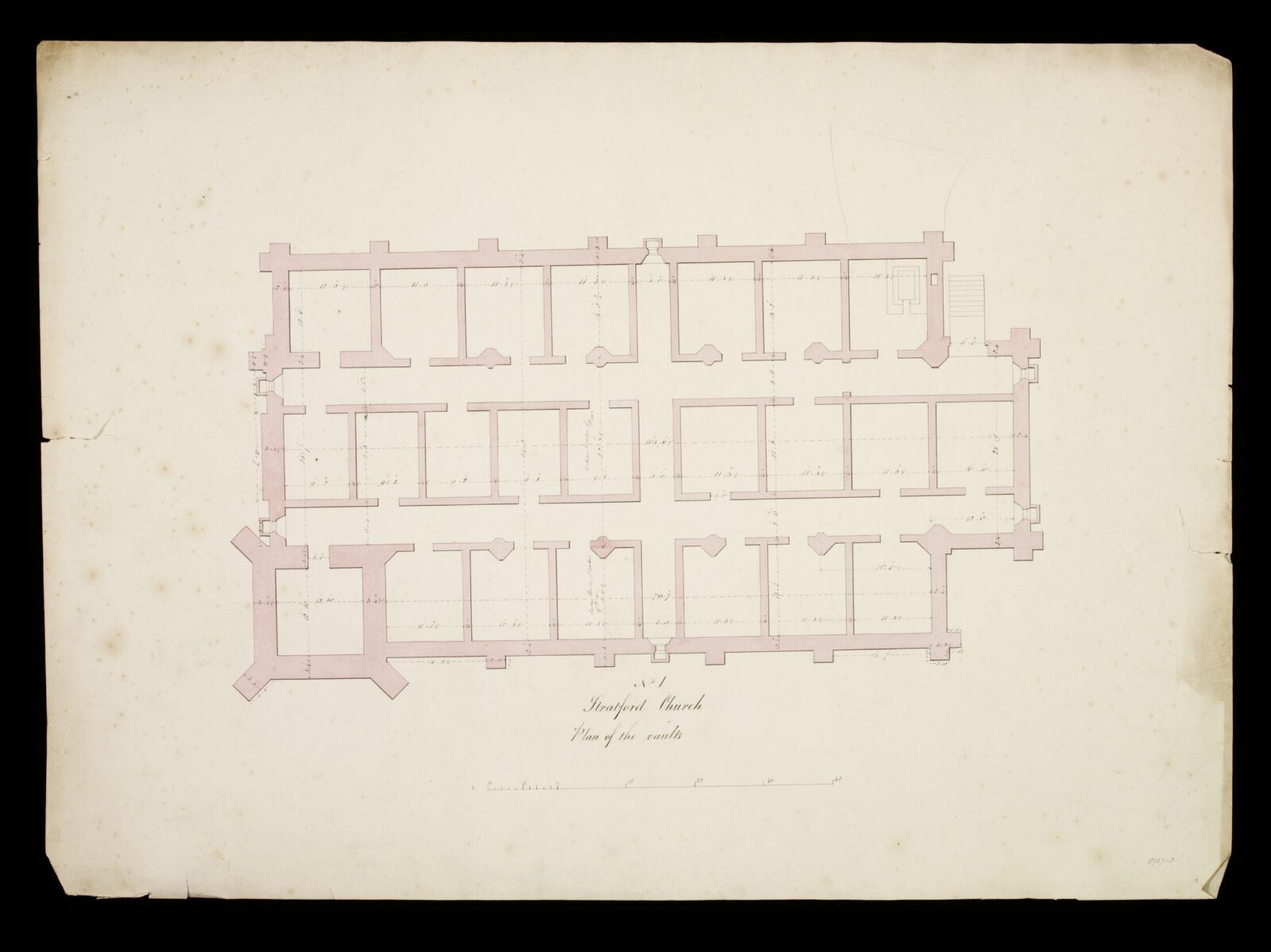 Drawing, Edward Blore, 1833-4