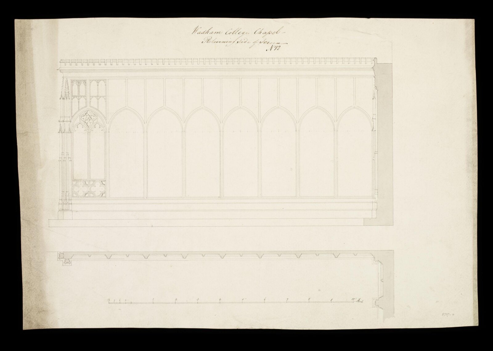 Drawing, Edward Blore, 1831-2