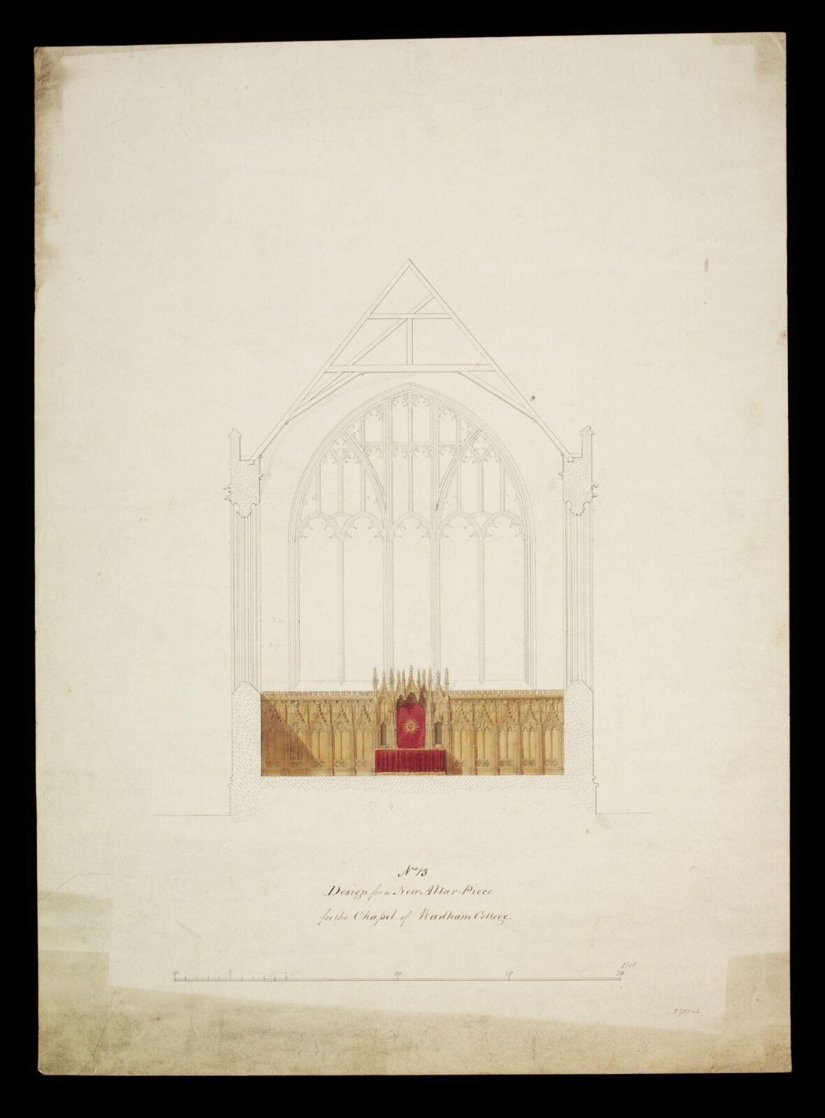 Drawing, Edward Blore, 1831-2