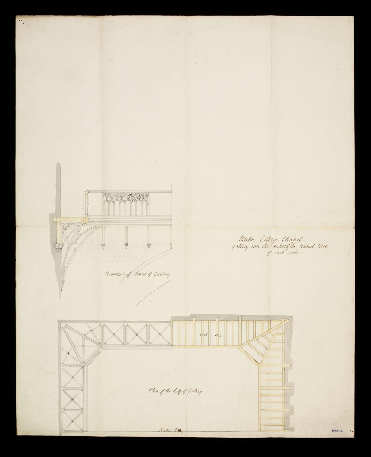 Drawing, Edward Blore, 1838-43
