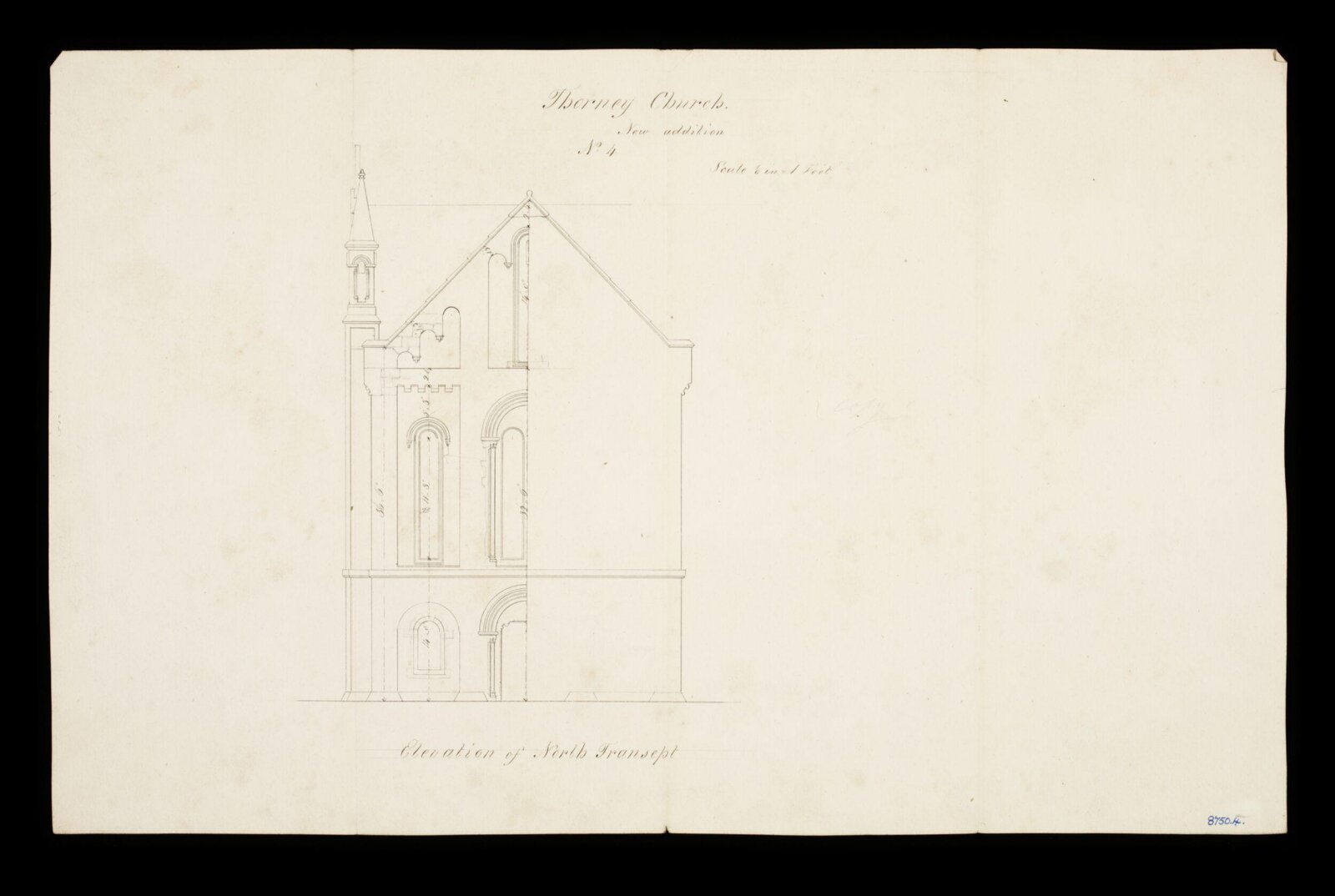 Drawing, Edward Blore, 1840-41