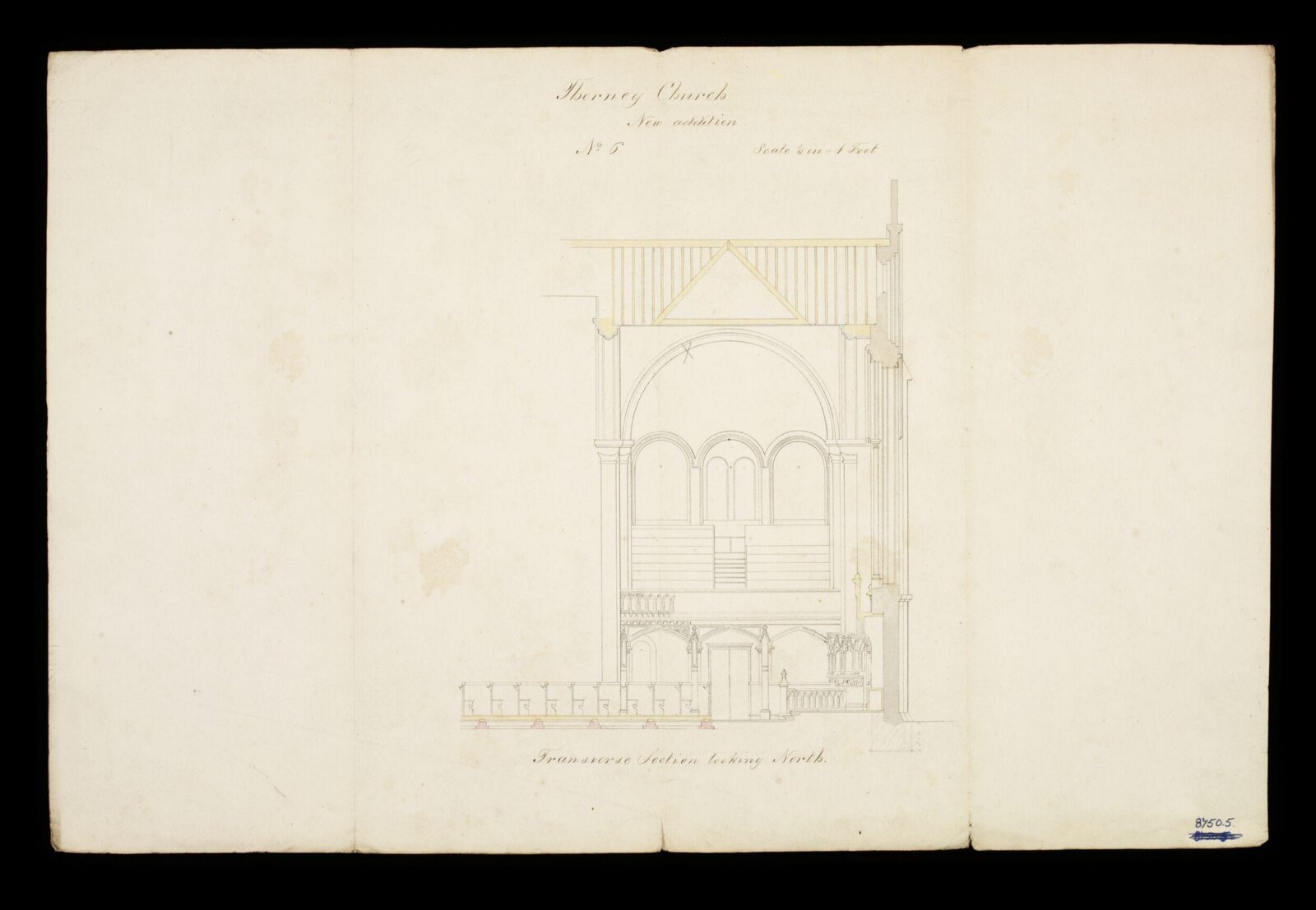 Drawing, Edward Blore, 1840-41