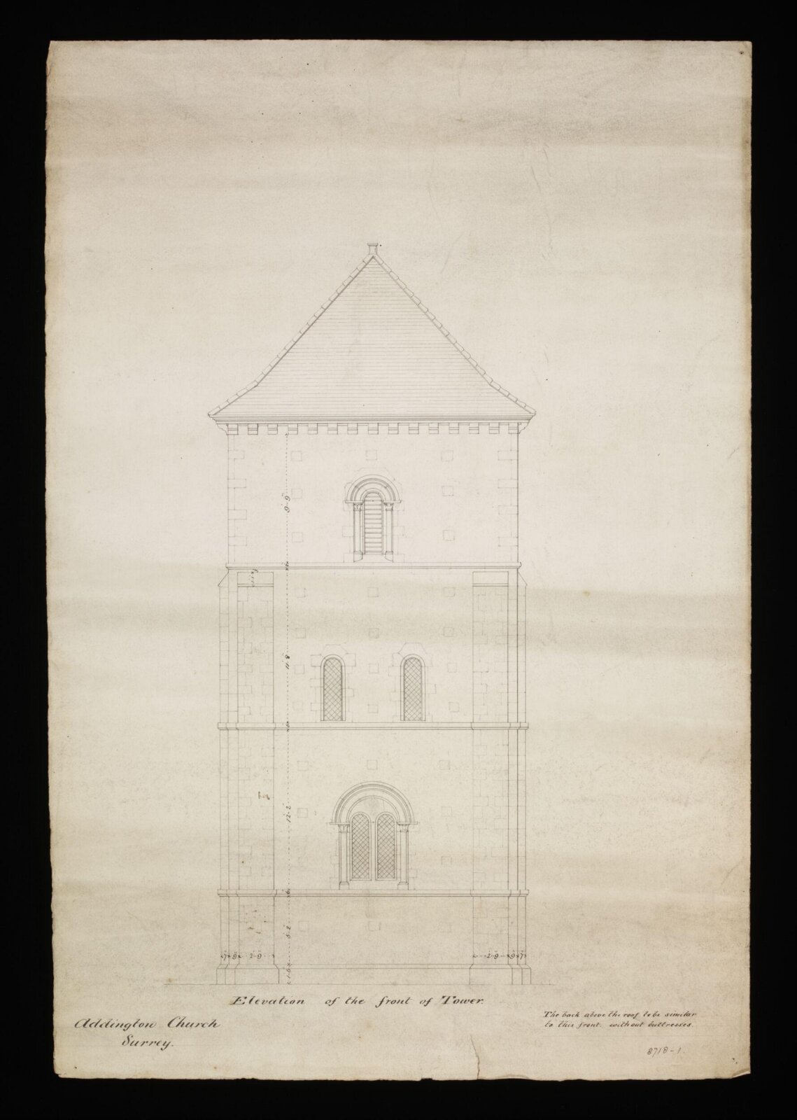 Drawing, Edward Blore, Mid 19th Century