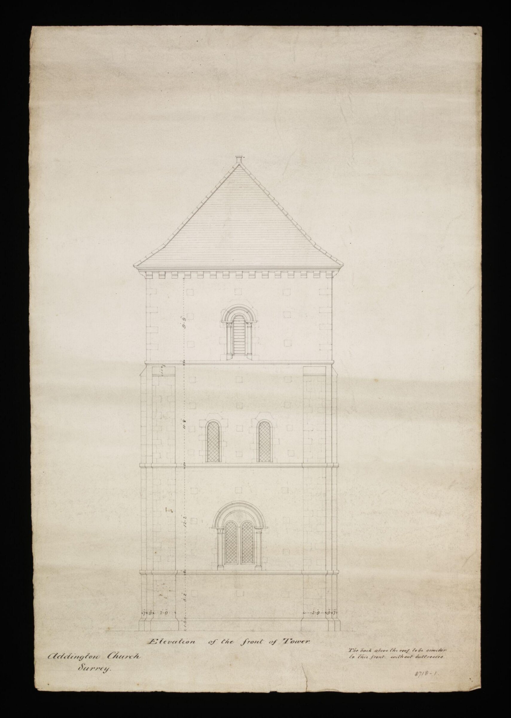 Drawing, Edward Blore, Mid 19th Century