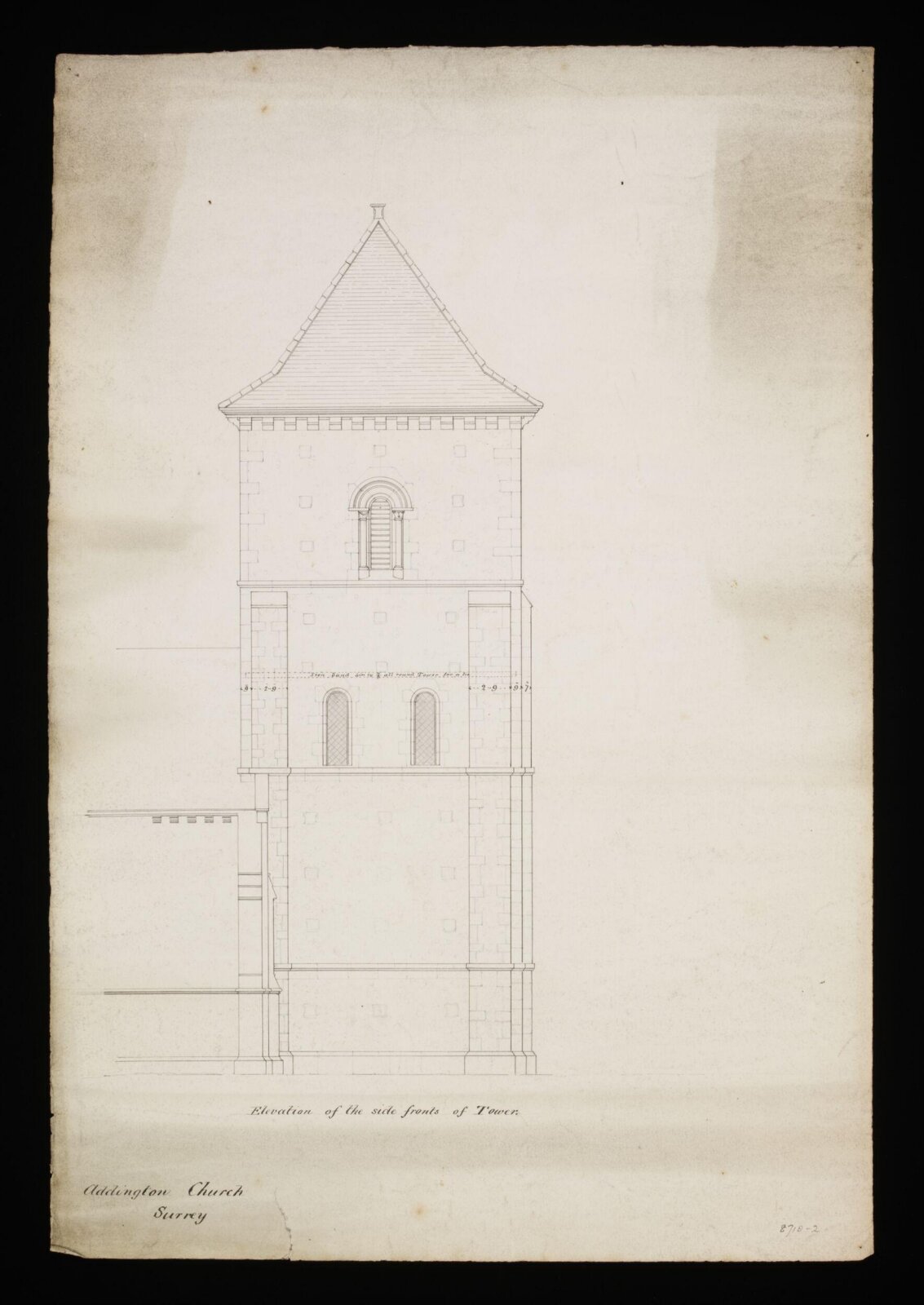 Drawing, Edward Blore, Mid 19th Century