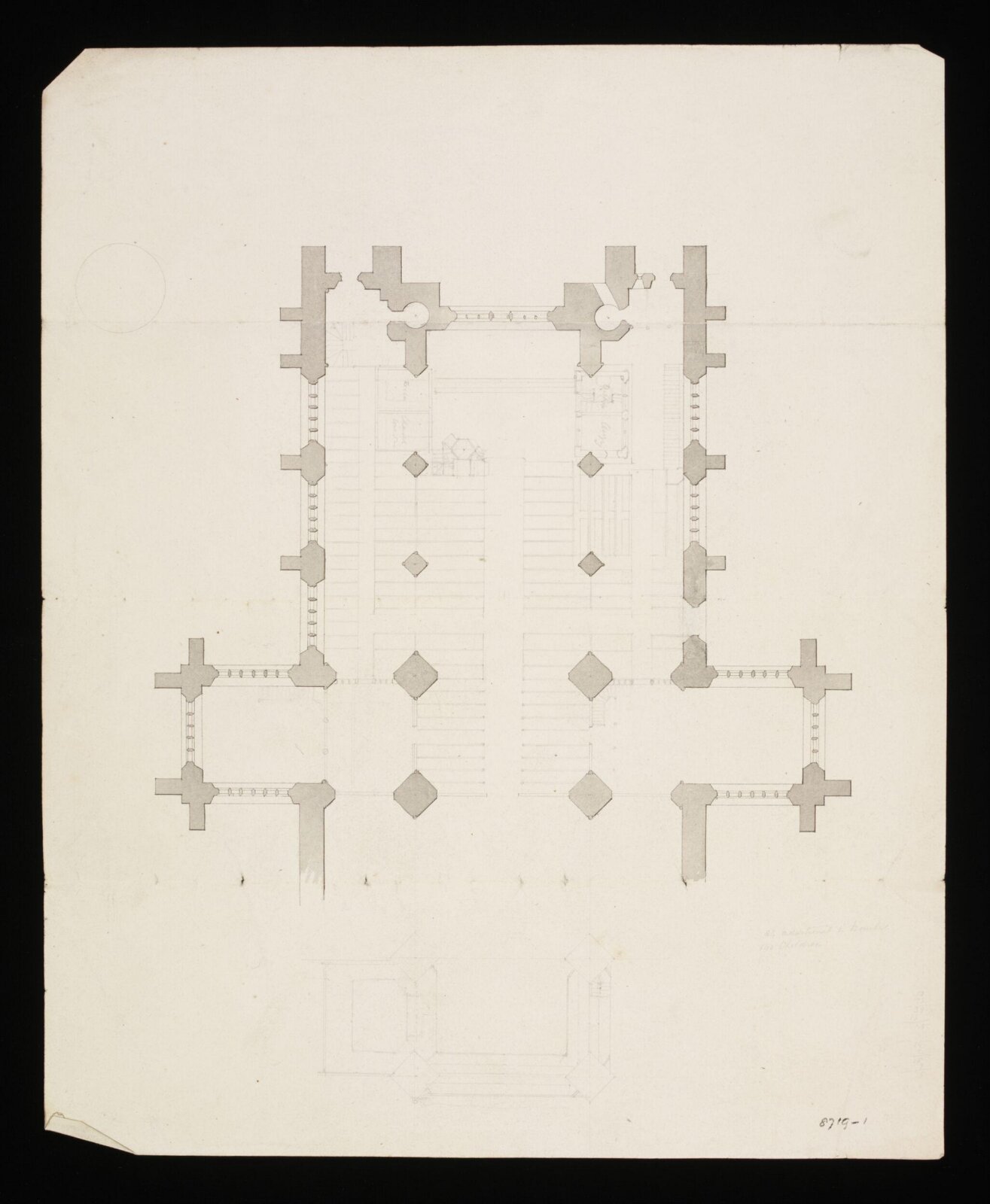 Drawing, Edward Blore, Mid 19th Century