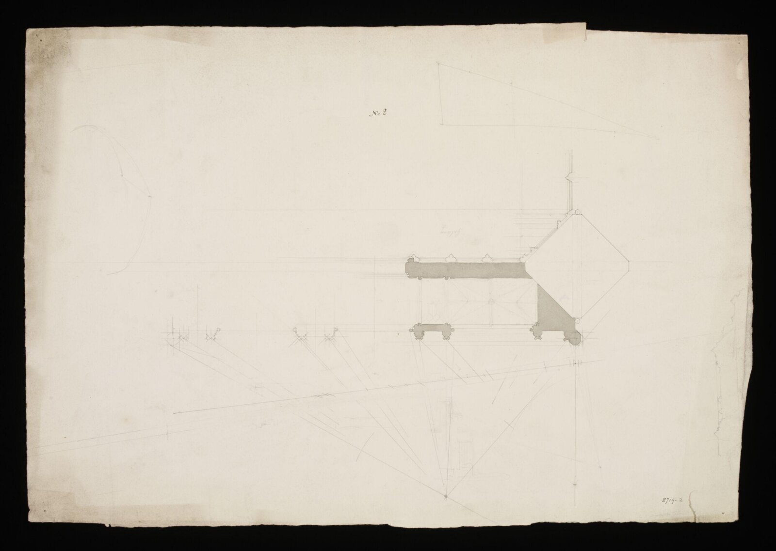 Drawing, Edward Blore, Mid 19th Century