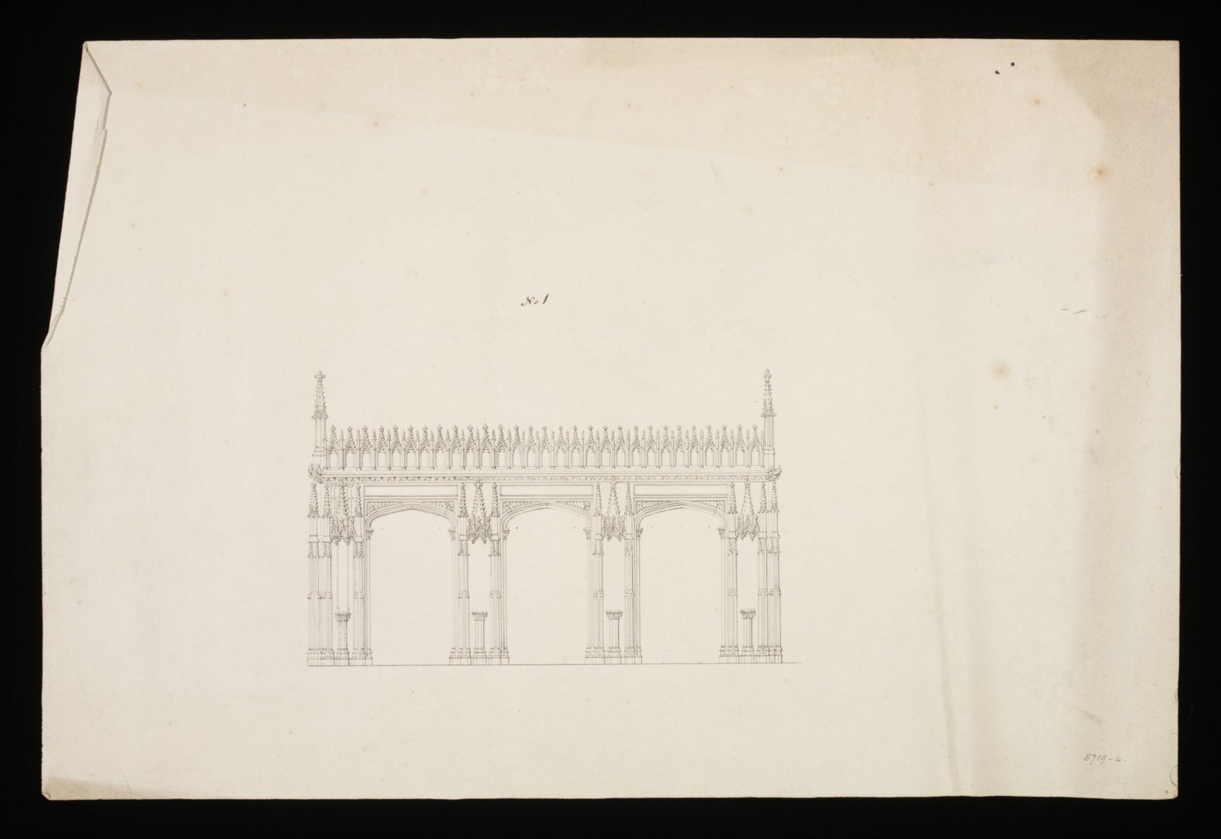 Drawing, Edward Blore, Mid 19th Century