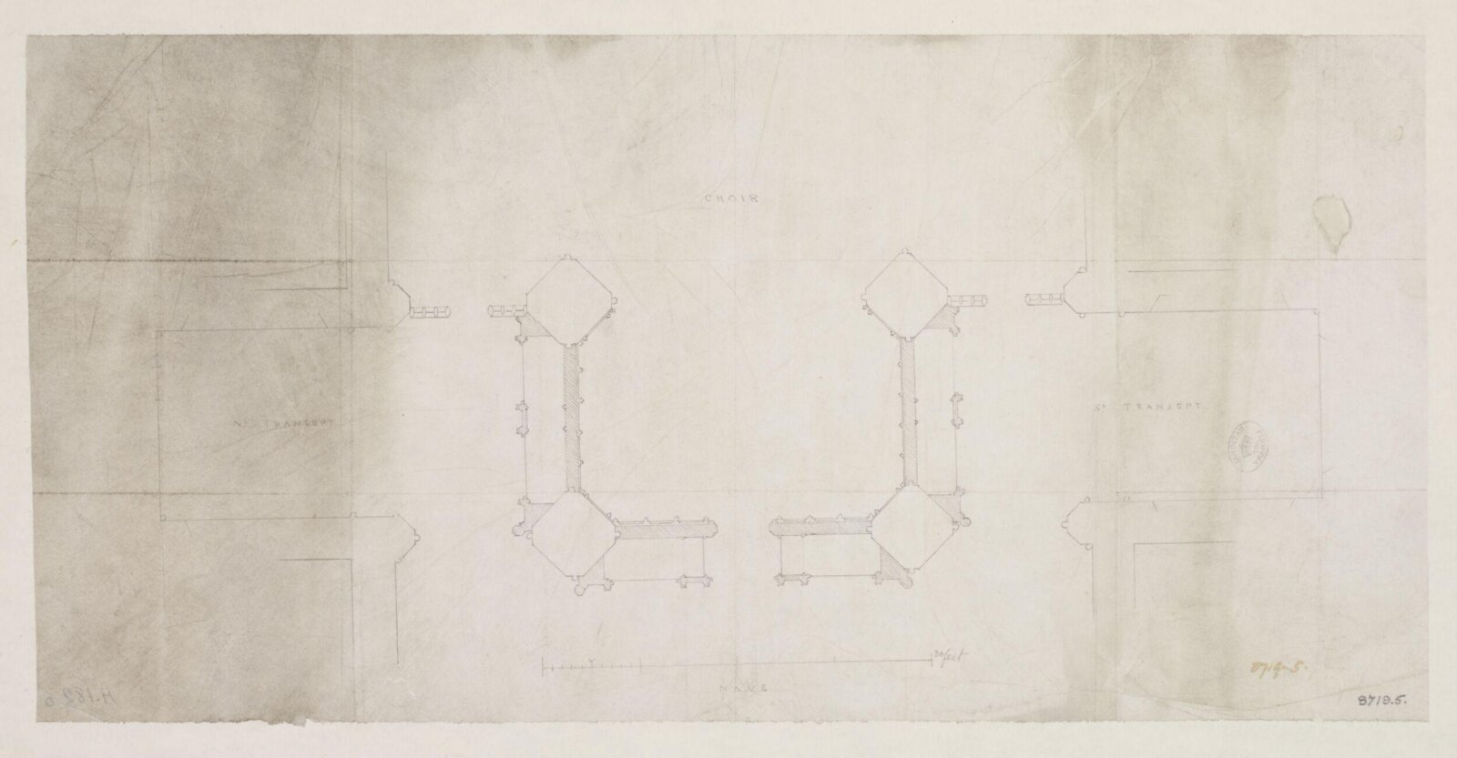 Drawing, Edward Blore, Mid 19th Century