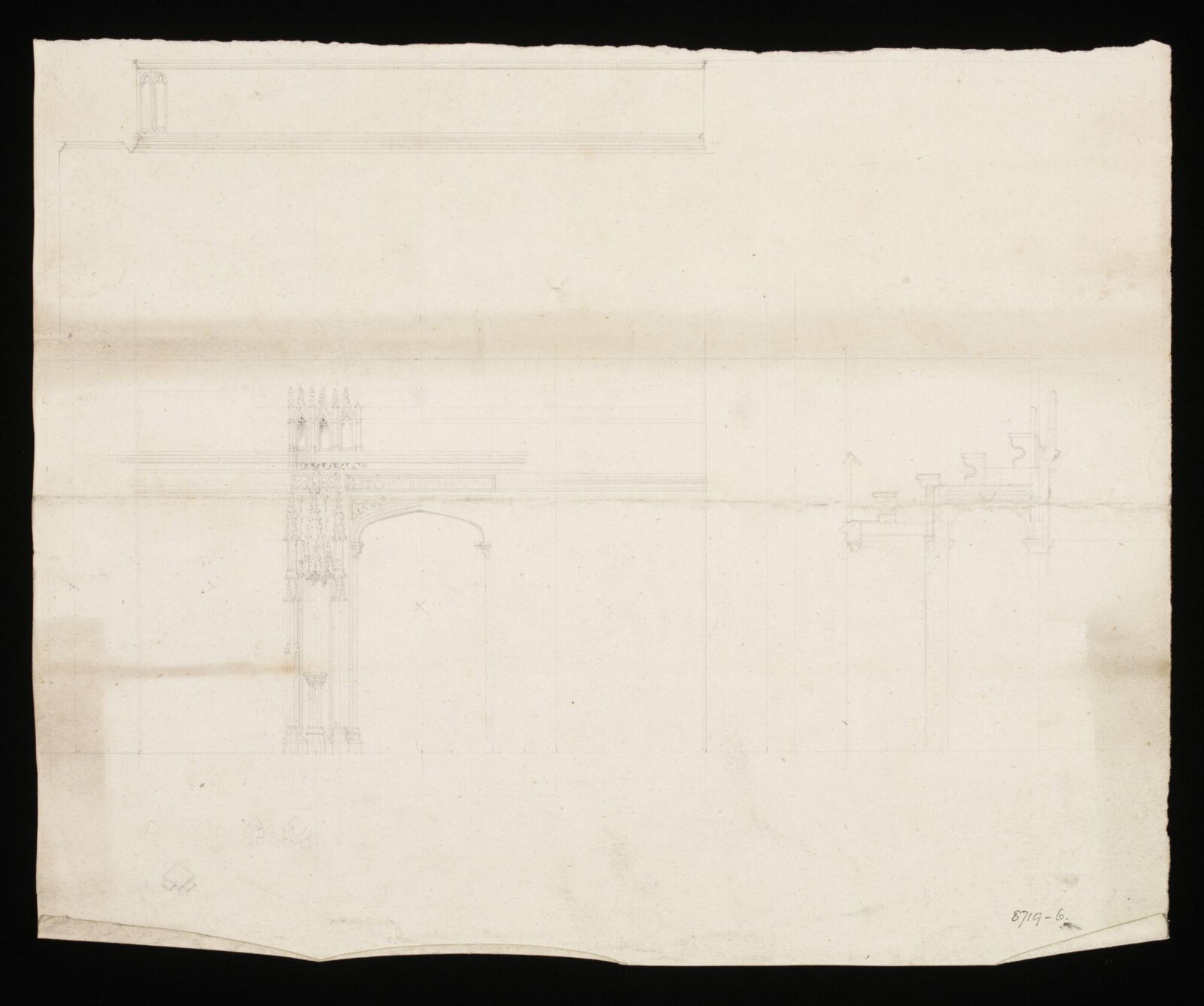 Drawing, Edward Blore, Mid 19th Century