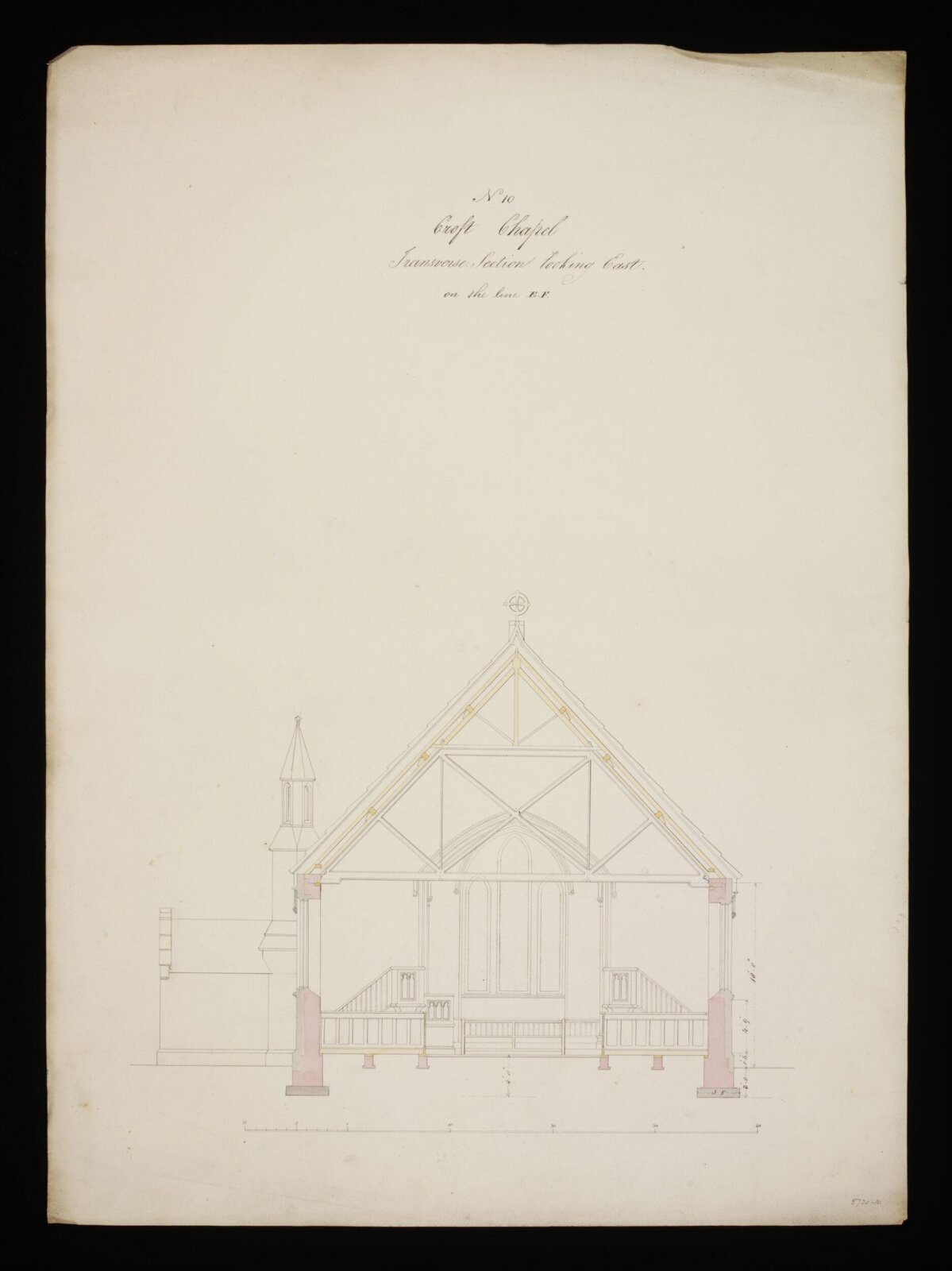 Drawing, Edward Blore, 1832-3