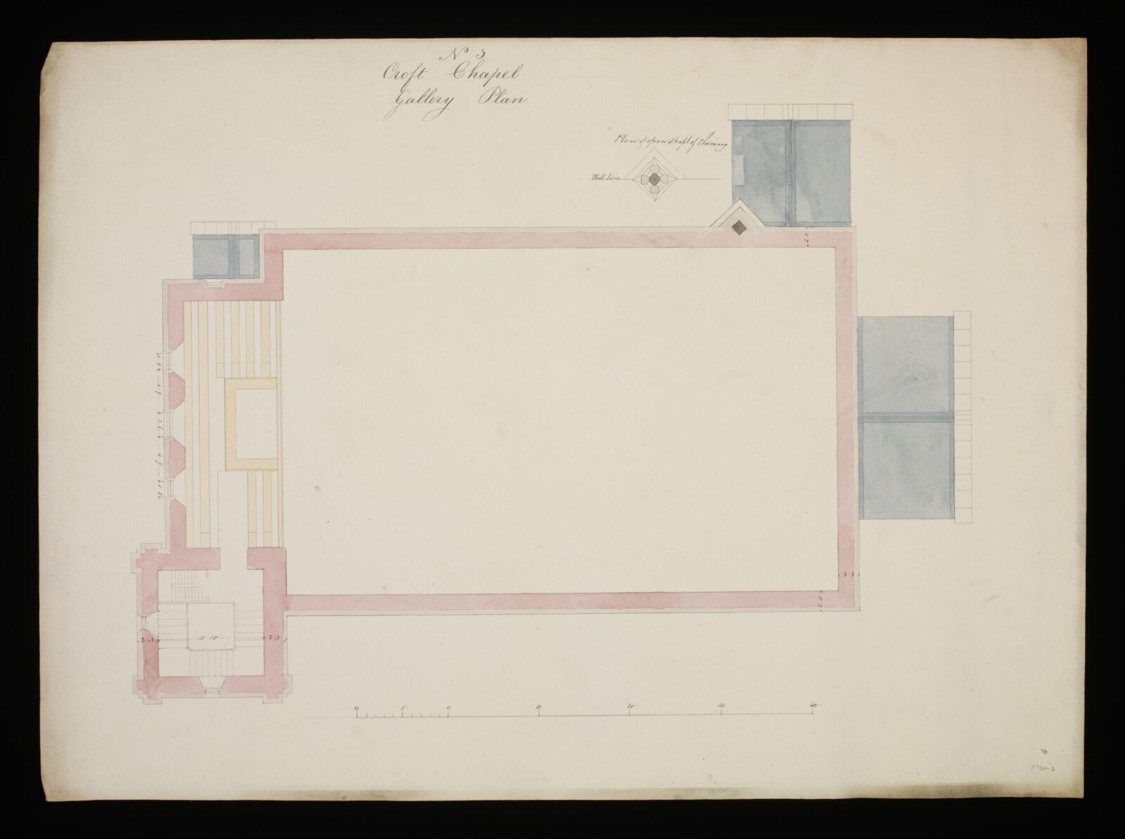 Drawing, Edward Blore, 1832-3
