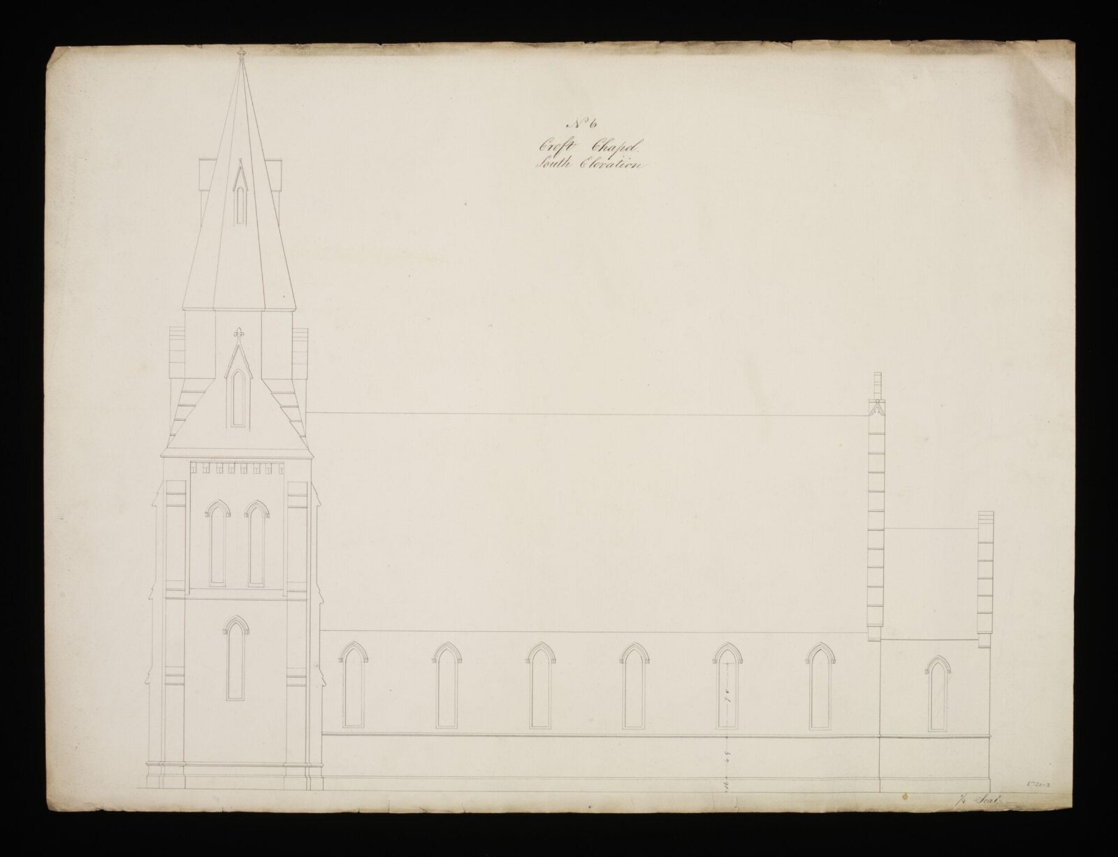 Drawing, Edward Blore, 1832-3