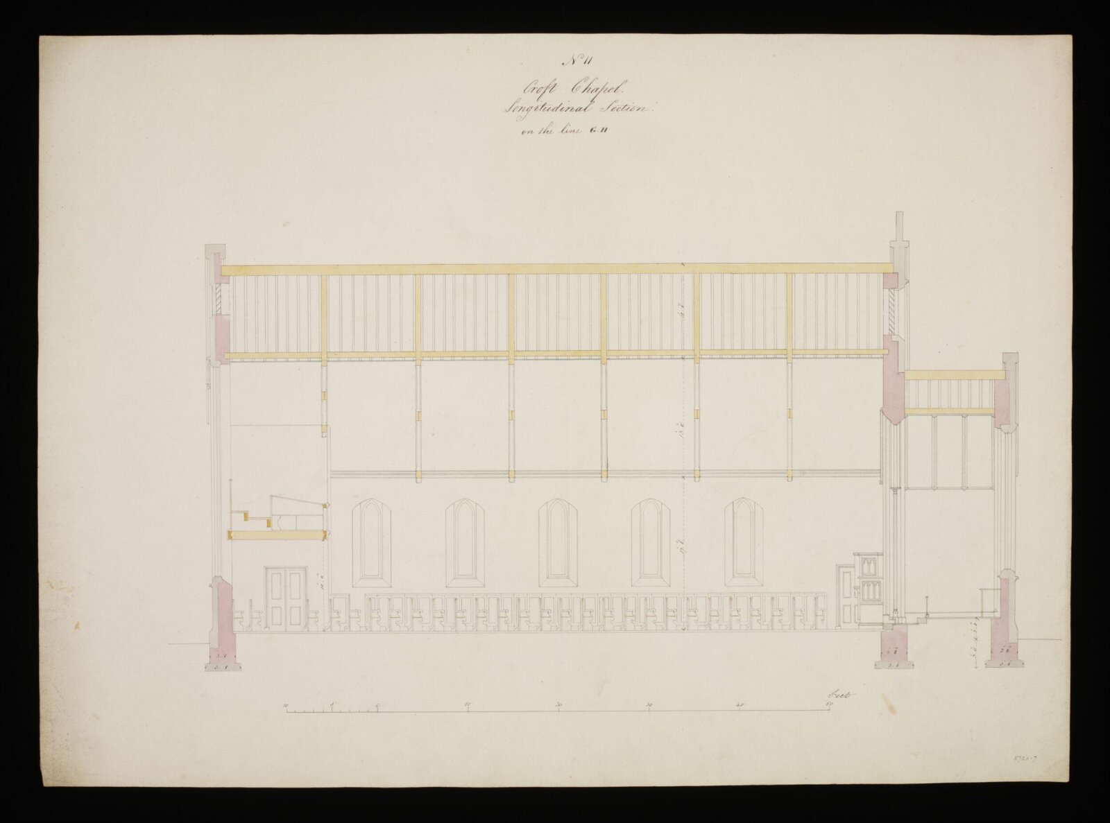 Drawing, Edward Blore, 1832-3