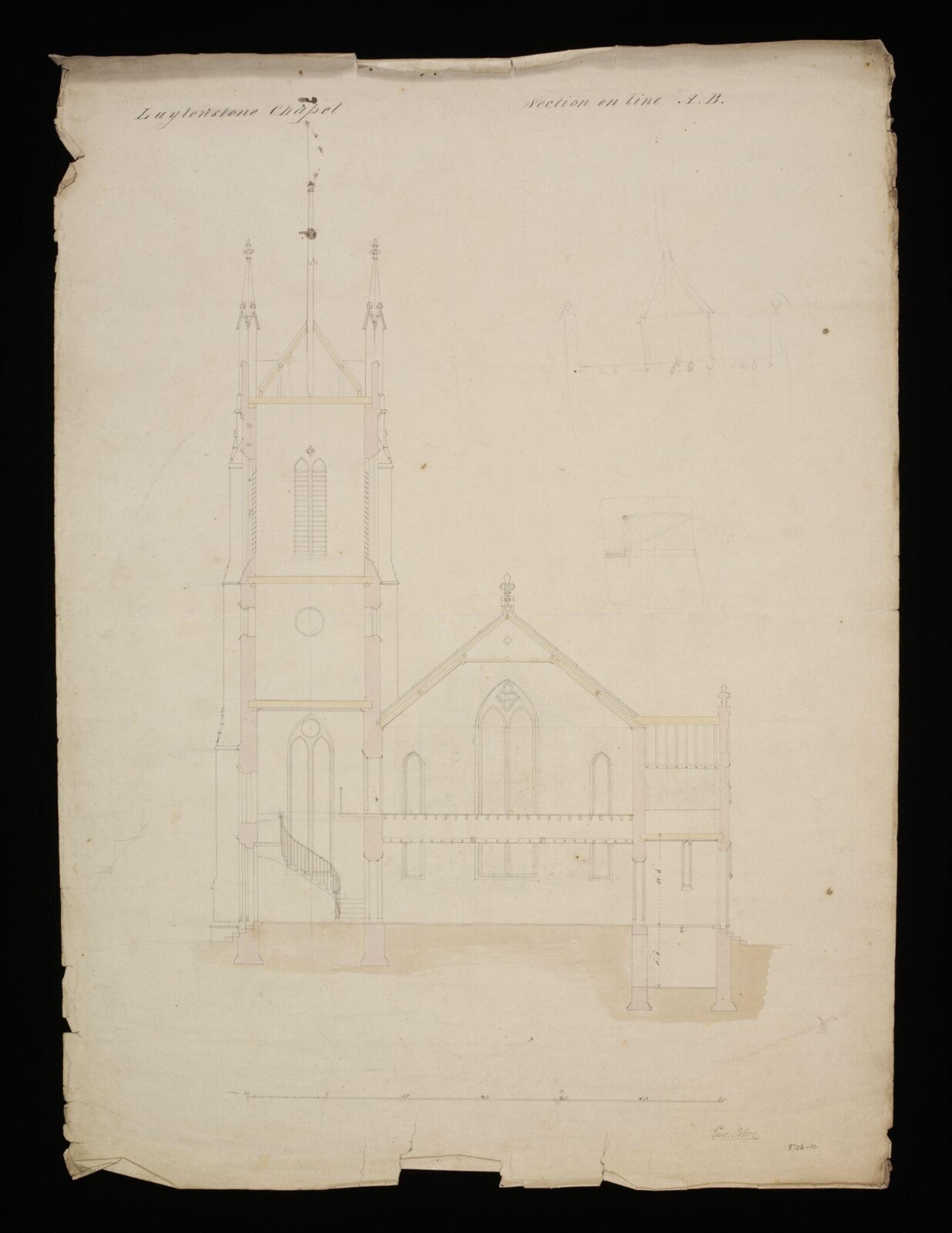 Drawing, Edward Blore, 1831-2