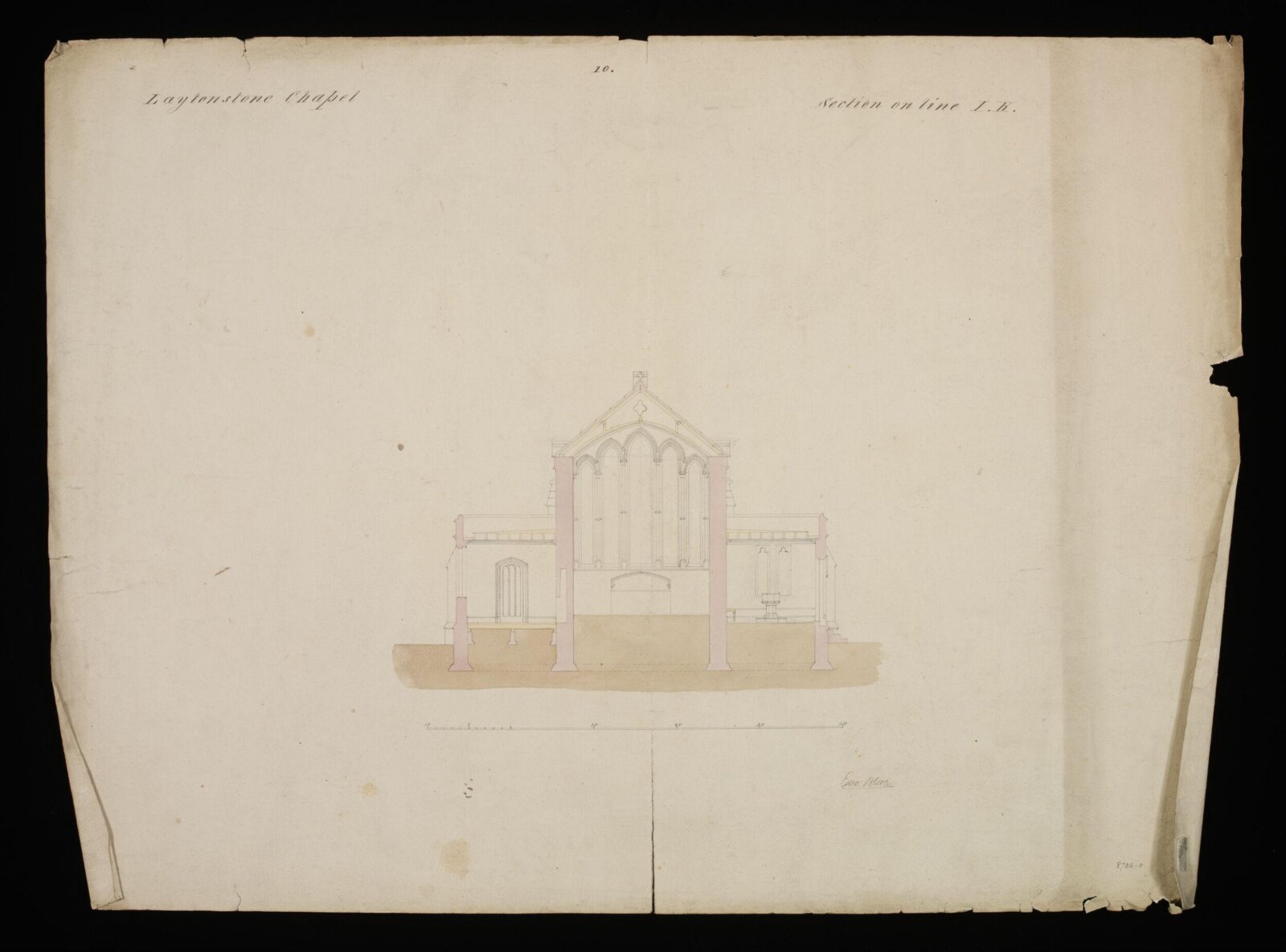 Drawing, Edward Blore, 1831-2
