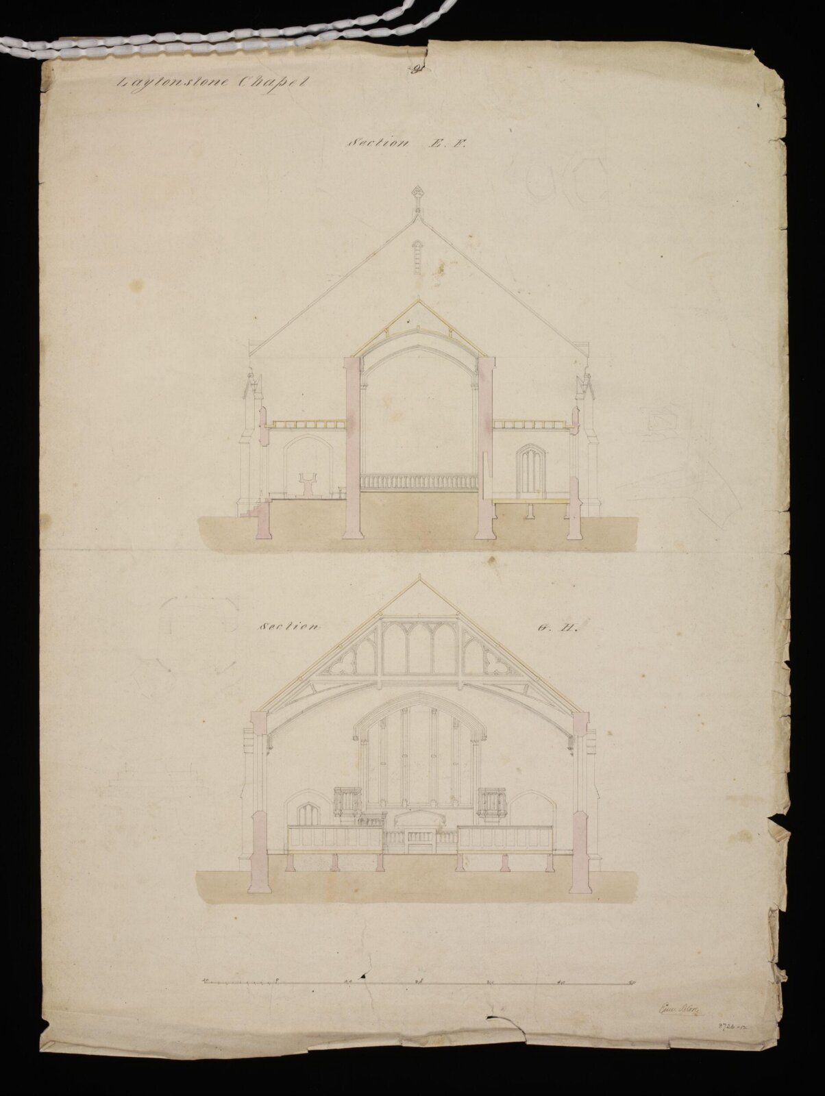 Drawing, Edward Blore, 1831-2