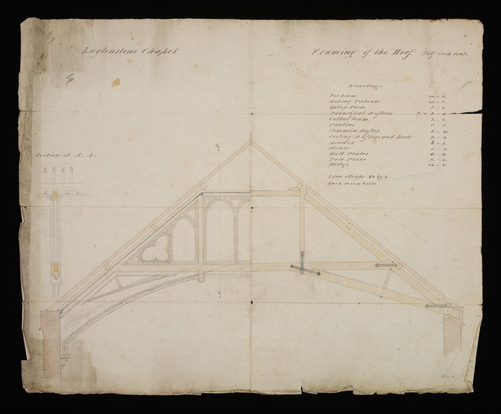 Drawing, Edward Blore, 1831-2