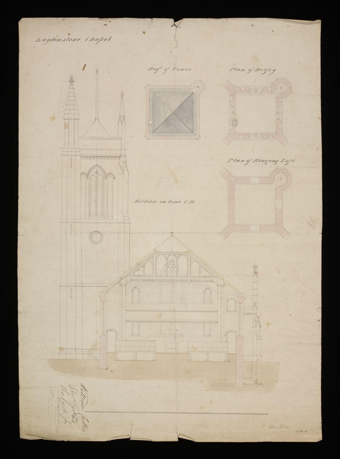Drawing, Edward Blore, 1831-2