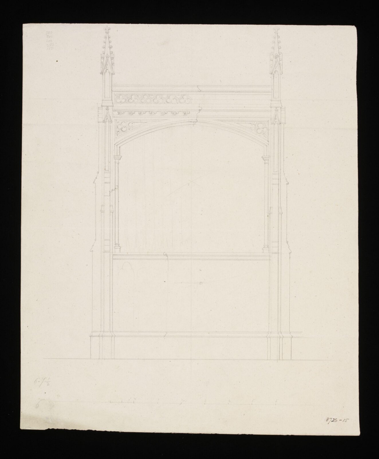 Drawing, Edward Blore, 1831-2
