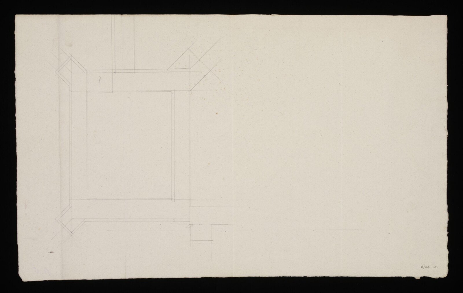 Drawing, Edward Blore, 1831-2