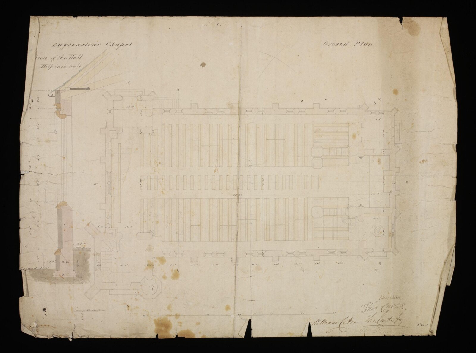 Drawing, Edward Blore, 1831-2