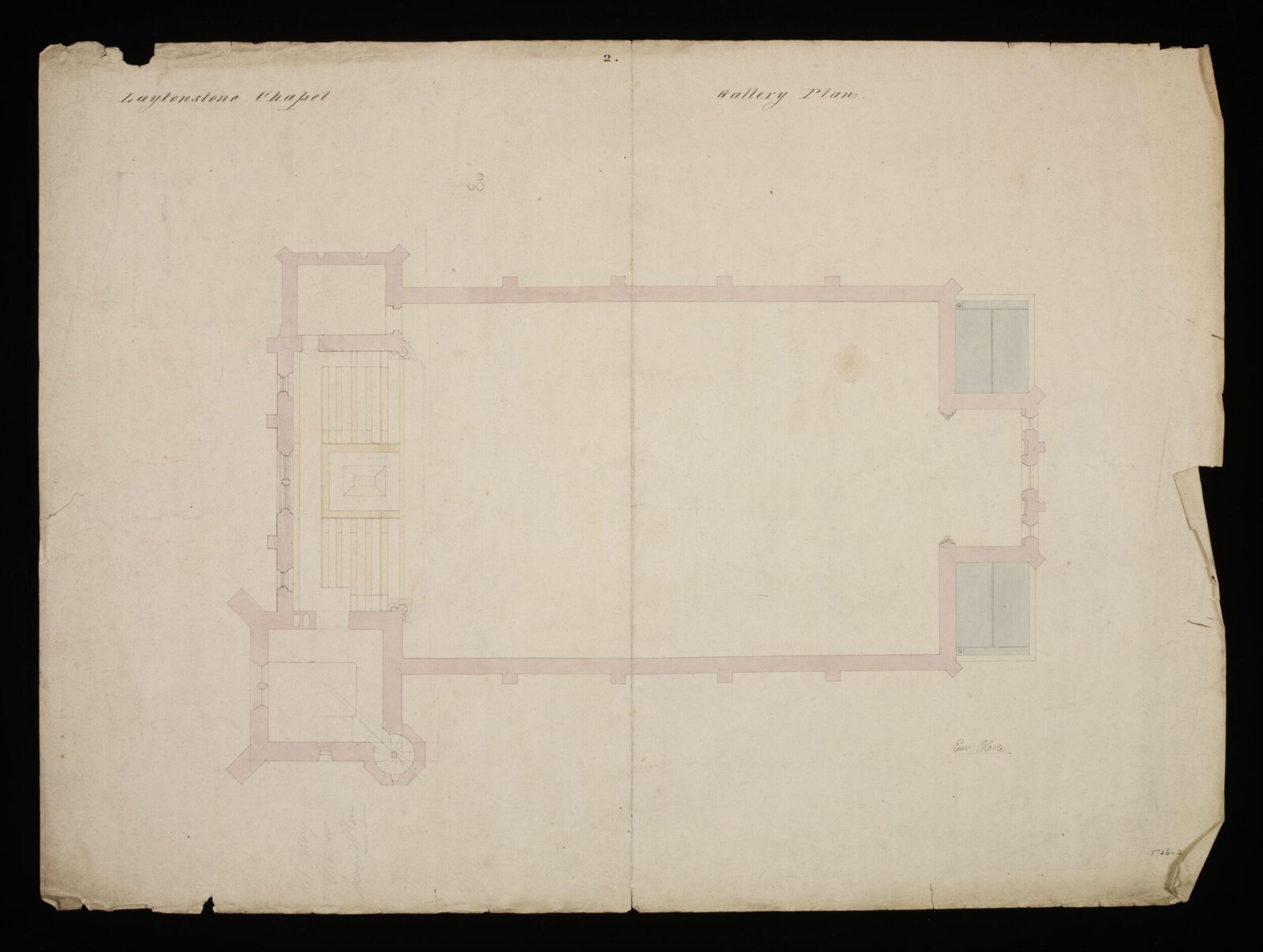 Drawing, Edward Blore, 1831-2