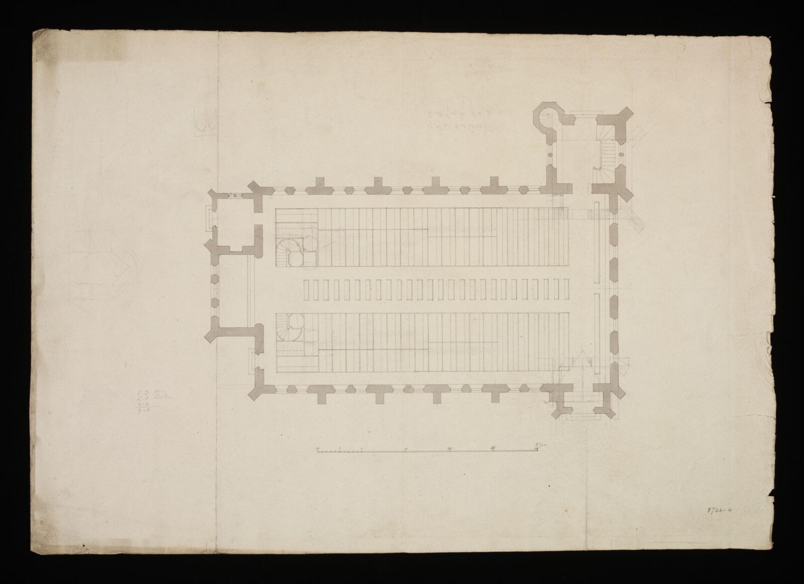 Drawing, Edward Blore, 1831-2