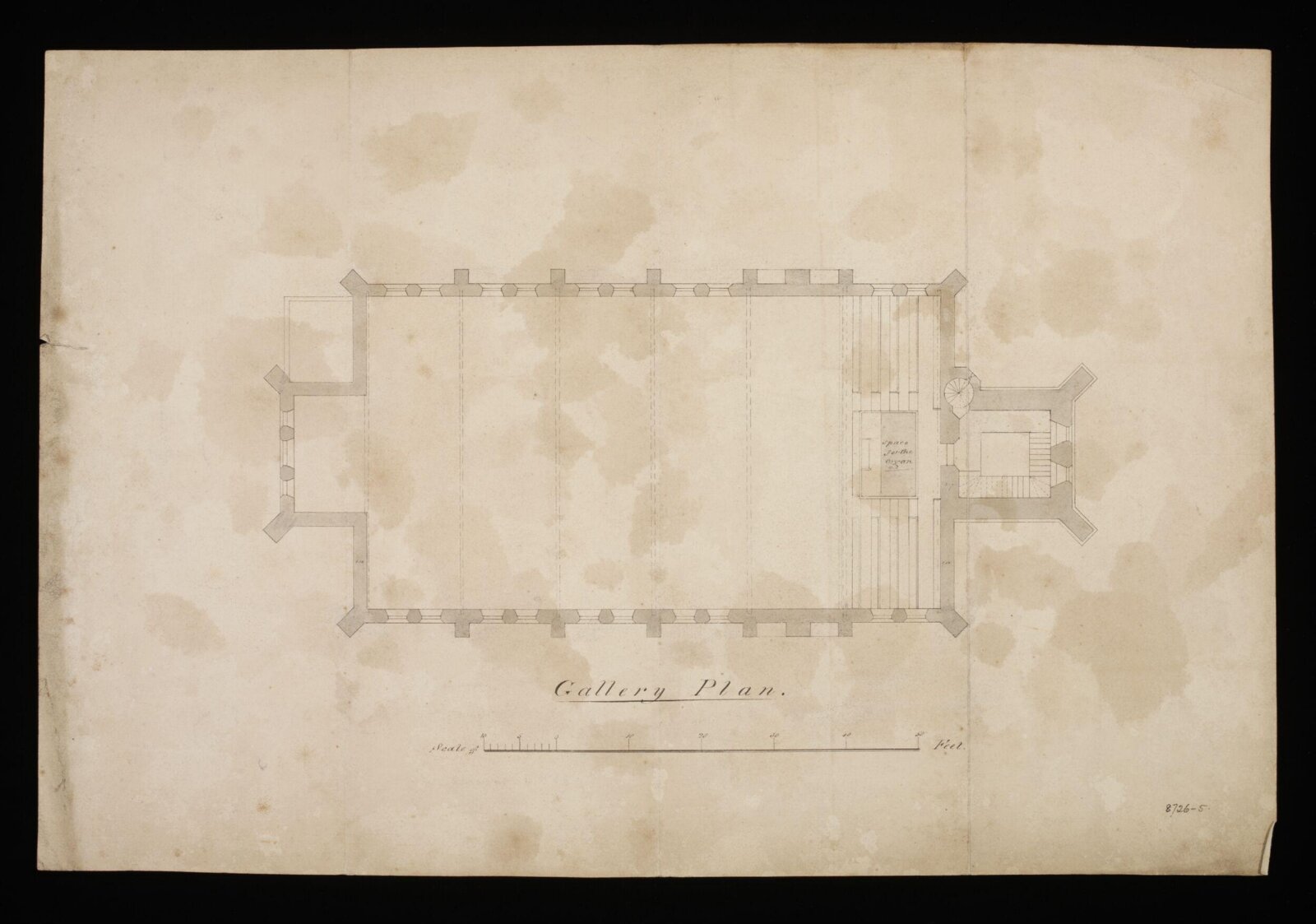 Drawing, Edward Blore, 1831-2