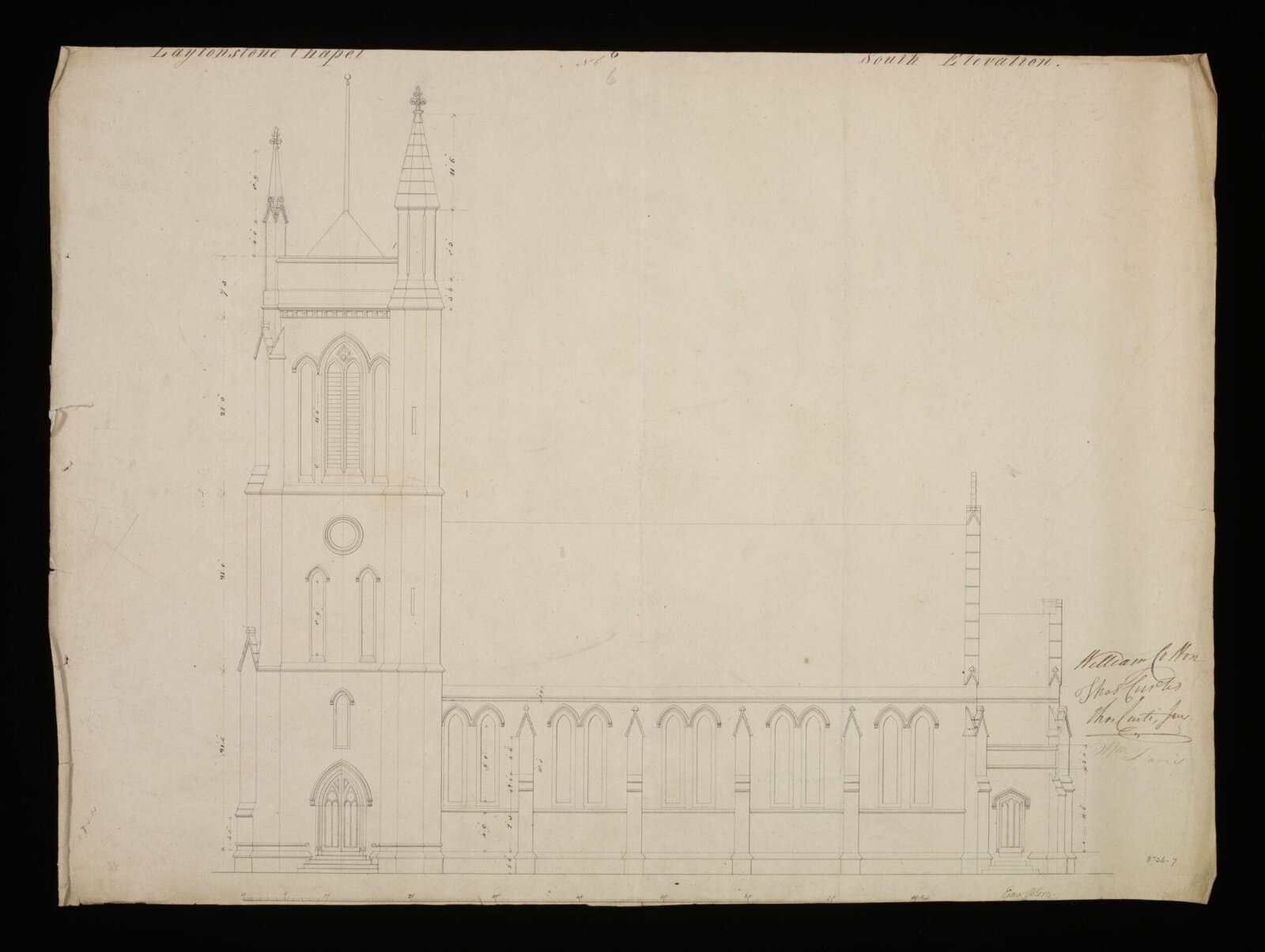 Drawing, Edward Blore, 1831-2