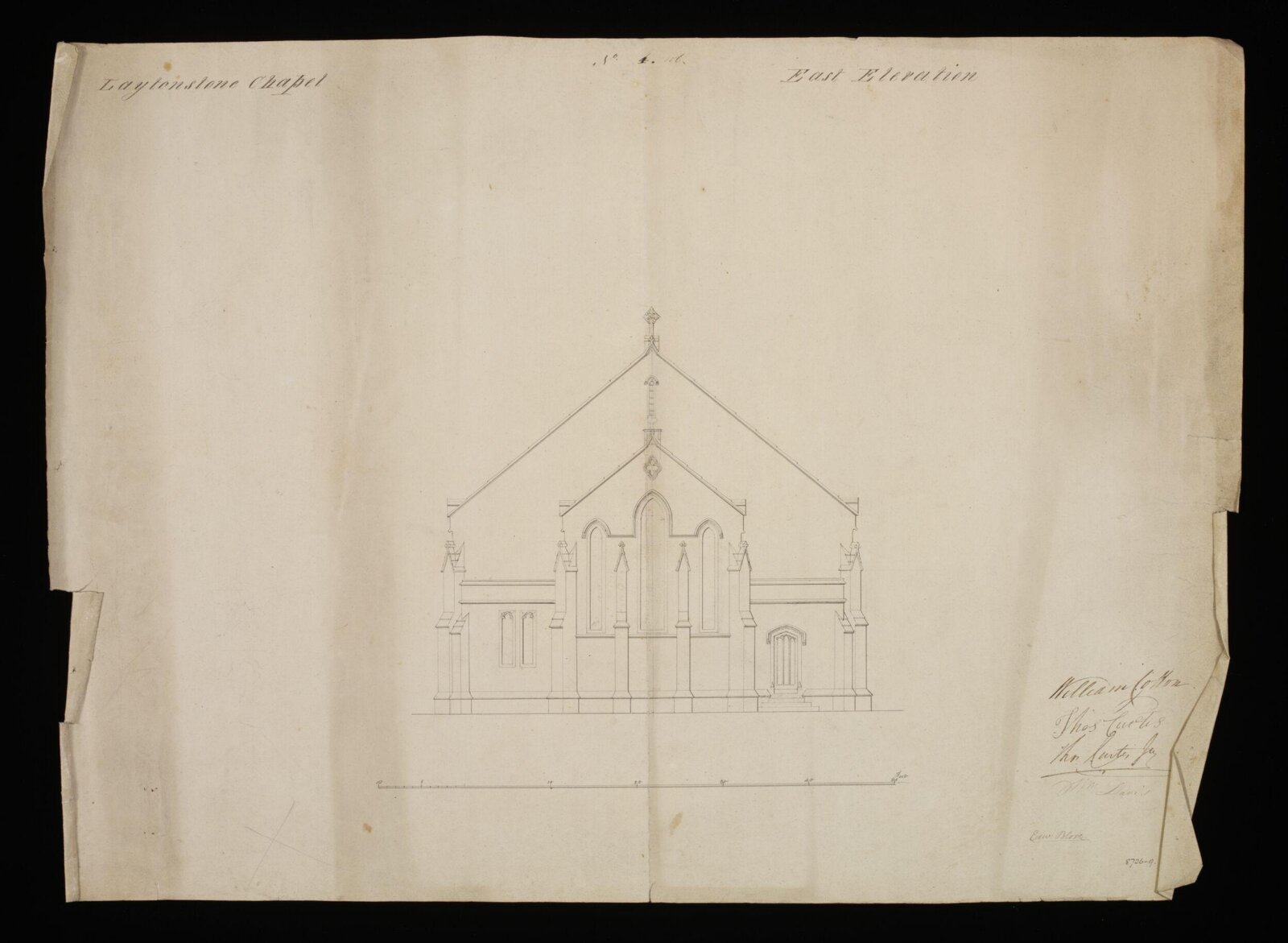 Drawing, Edward Blore, 1831-2