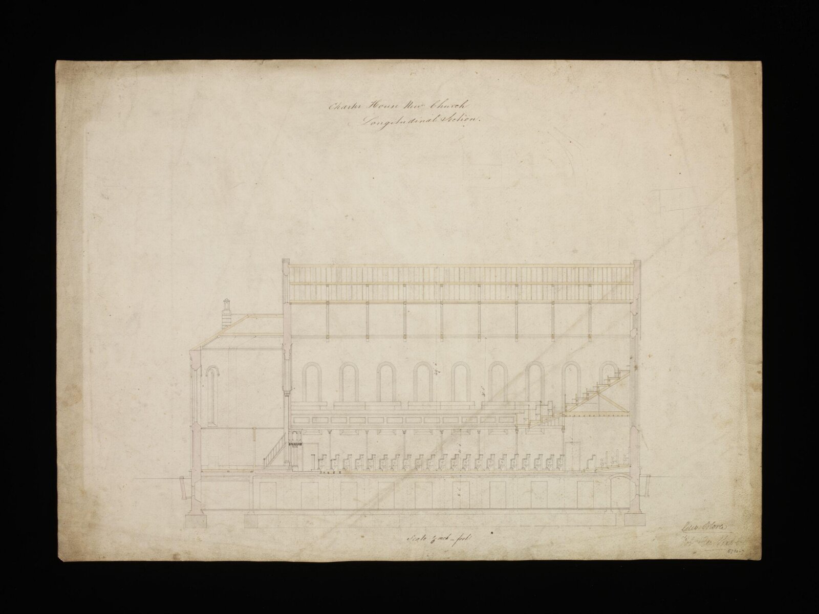 Drawing, Edward Blore, 1842