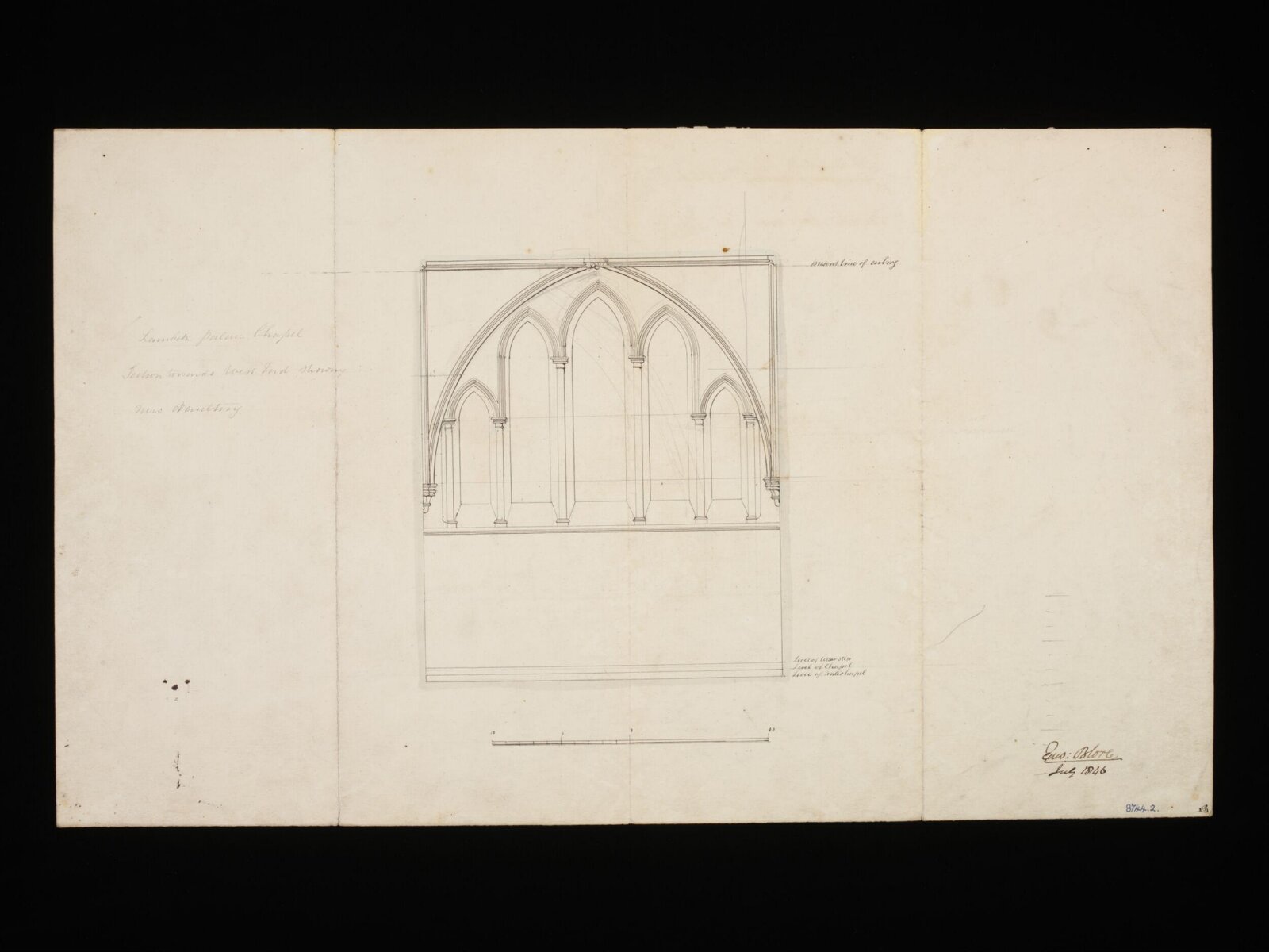 Drawing, Edward Blore, July 1846