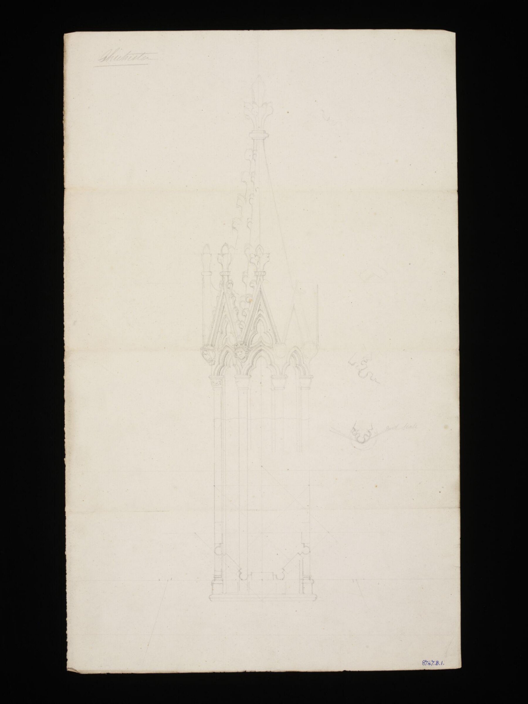 Drawing, Edward Blore, c. 1840s