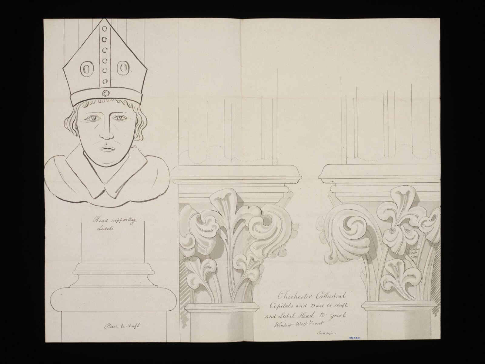 Drawing, Edward Blore, c. 1840s