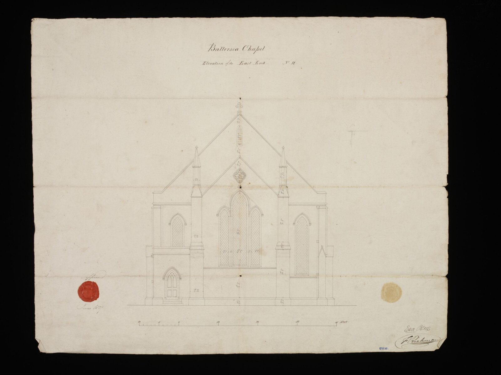 Drawing, Edward Blore, June 1827