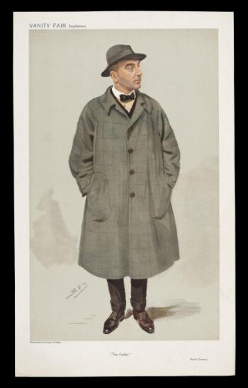 Frank Curzon (1868-1927) as 'The Gaffer'. Portrait by 'Spy' - Leslie Ward (1851-1922)